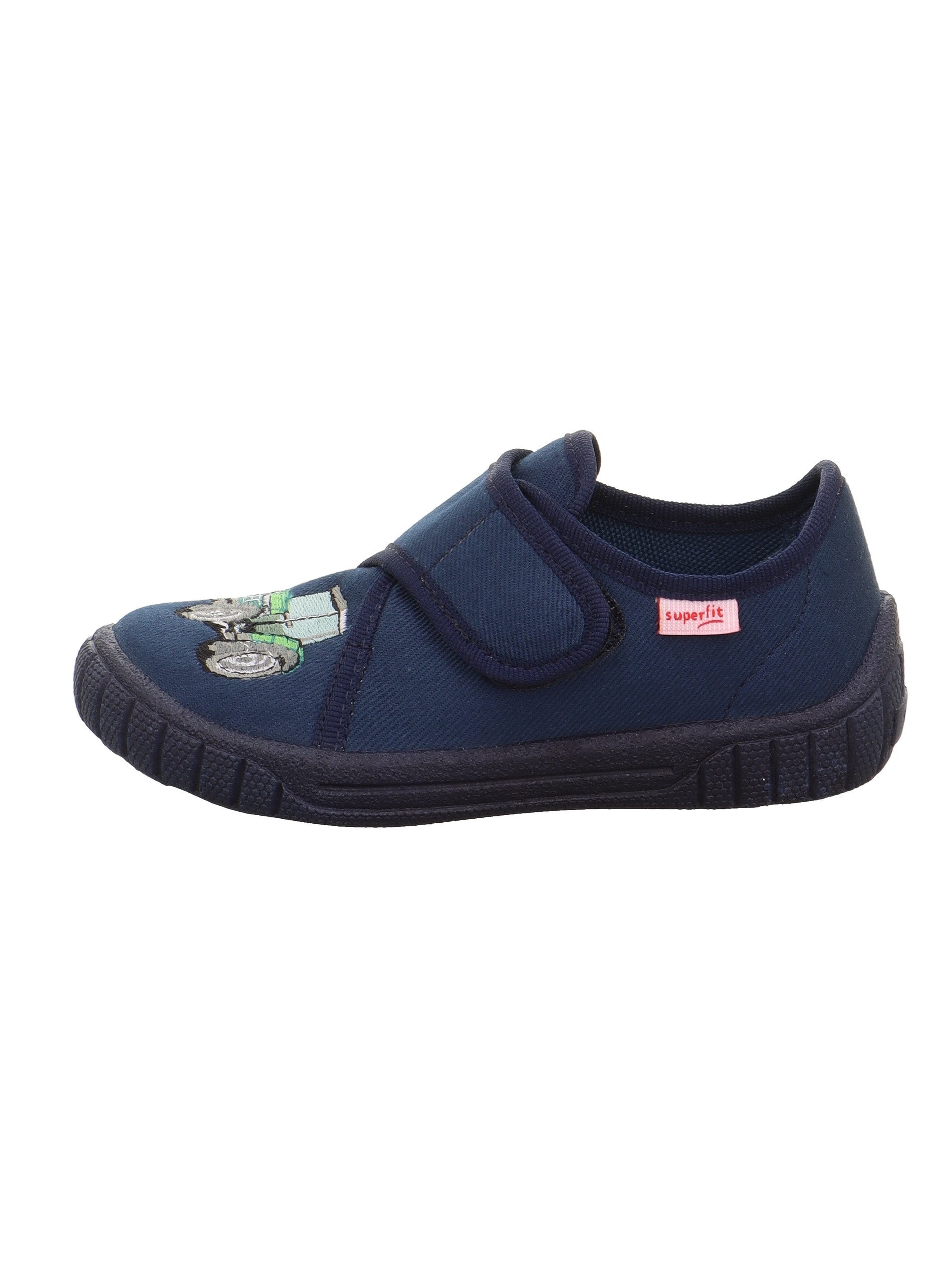 Superfit Hausschuh »BILL, WMS: mittel«  Kindergarten Schuh im Jeans-Look, Größenschablone zum Download