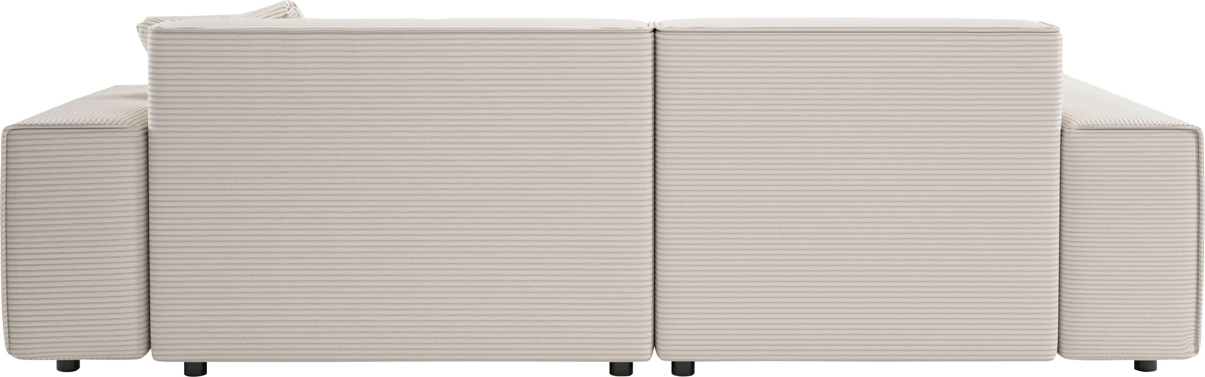 andas Ecksofa »Glimminge L-Form auch in Breitcord, Feincord + Easy care-Bezug,«, Breite 234, Zierkissen