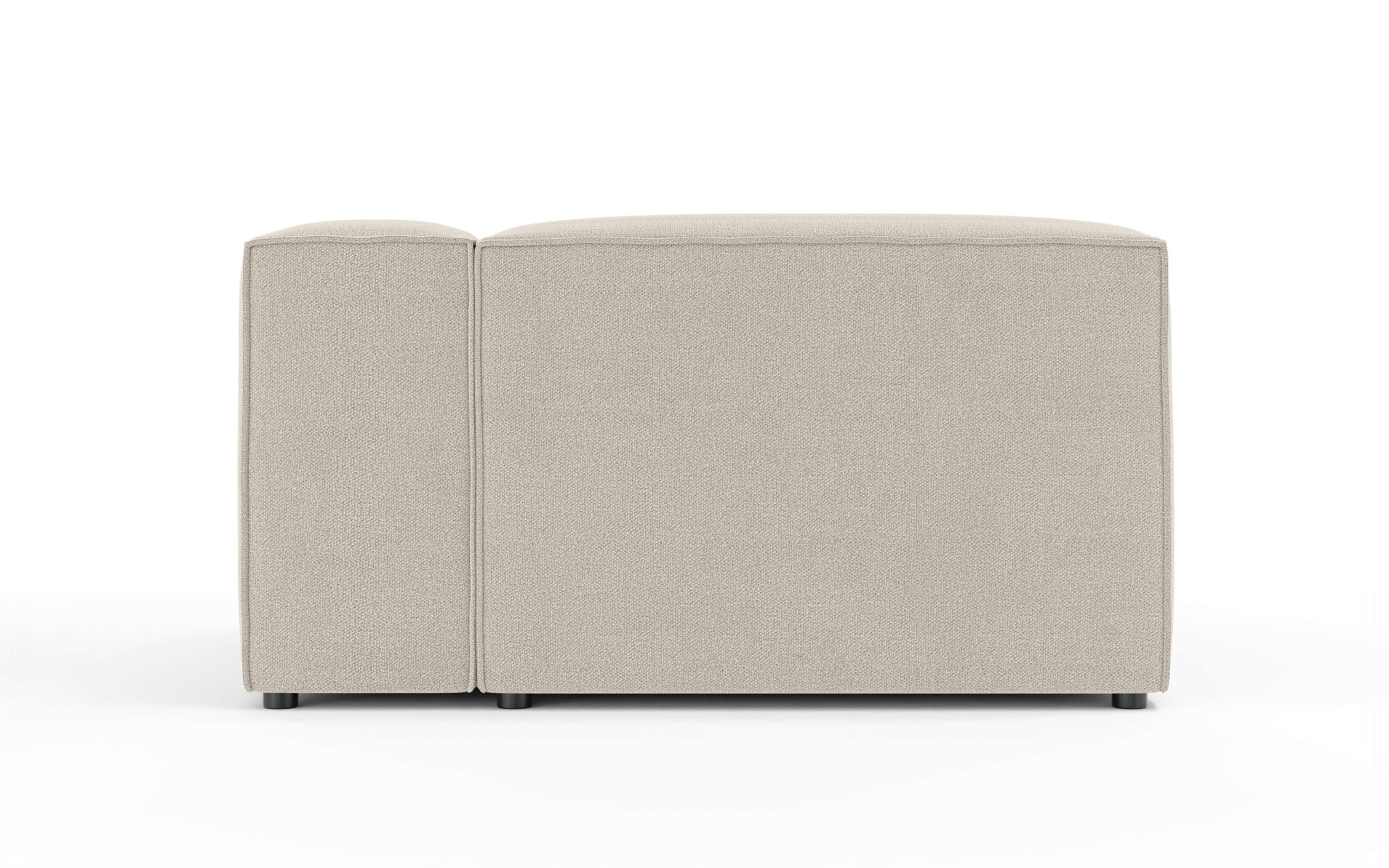 INOSIGN Ottomane »XL HAILY links/rechts bestellbar, extra tief, Maße B/T/H: 130/160/72cm«, als Modul oder separat verwendbar, für individuelle Zusammenstellung