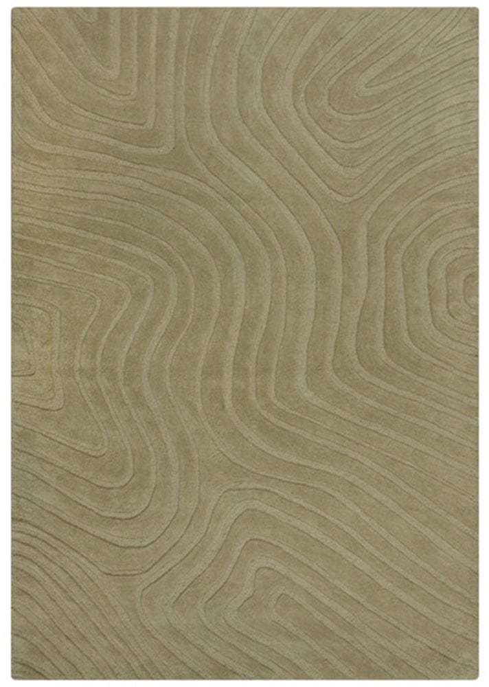 FLAIR RUGS Wollteppich »Mesmerise«, rechteckig, 14 mm Höhe, Wollteppich mit Hoch-Tief Effekt