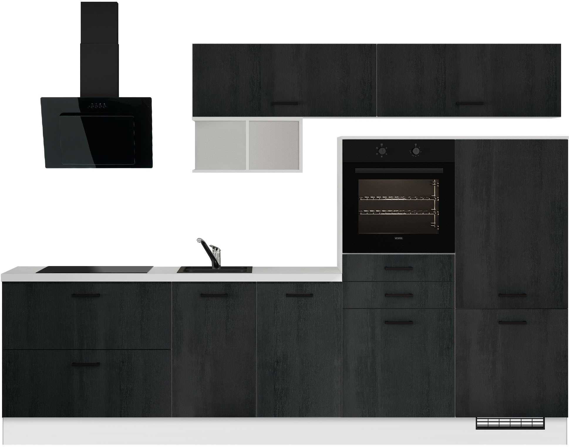 IMPULS KÜCHEN Küchenzeile »"München", Ausrichtung wählbar, Schubkästen mit günstig online kaufen