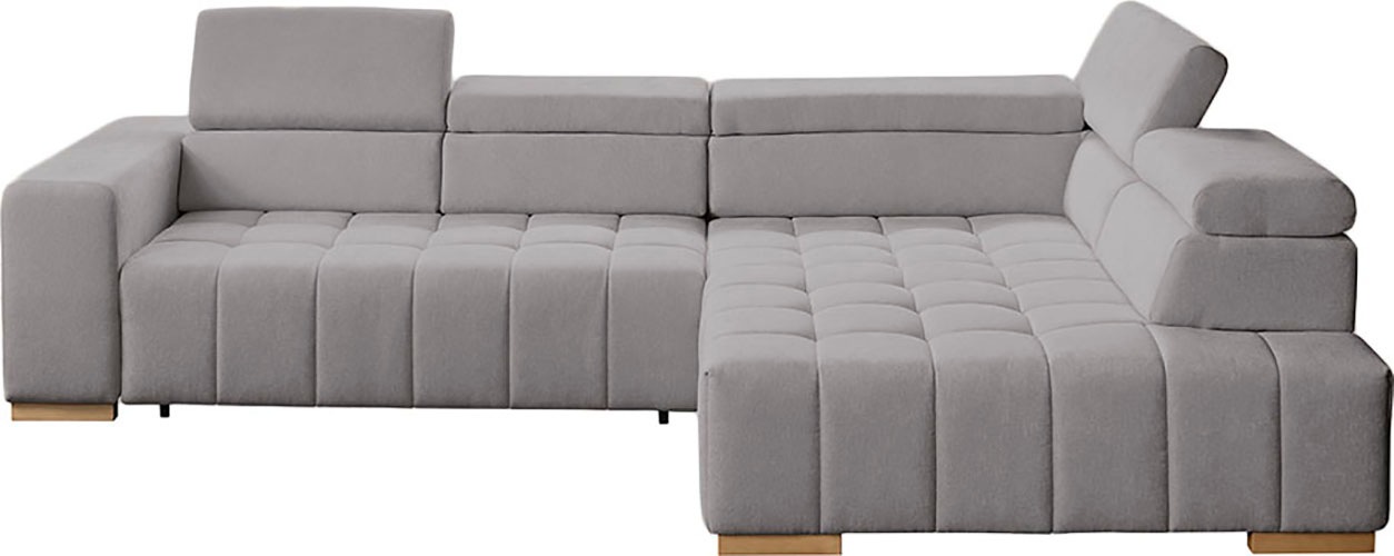 exxpo - sofa fashion Ecksofa »Elianos, hoher Sitzkomfort, aufwendige Kreuzs günstig online kaufen
