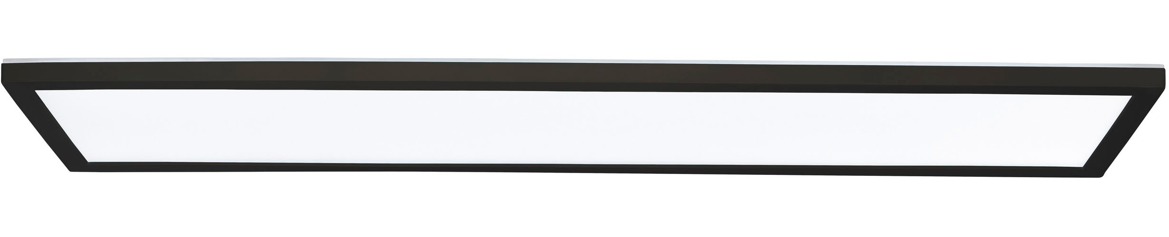 Hanseatic LED Panel »Liuca«, 1 flammig, Leuchtmittel LED-Modul | LED fest integriert, 96 x 25cm, 3000lm, 3000-6500K, dimmbar, CCT über Wandschalter, schwarz