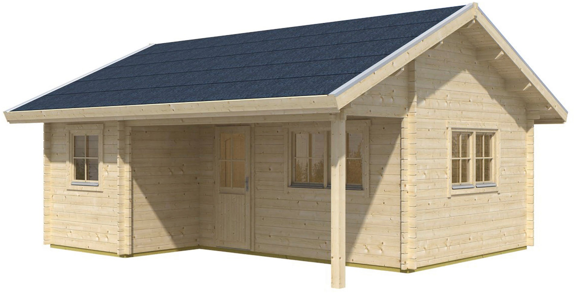 Skanholz Gartenhaus »Ontario«, mit Lattung