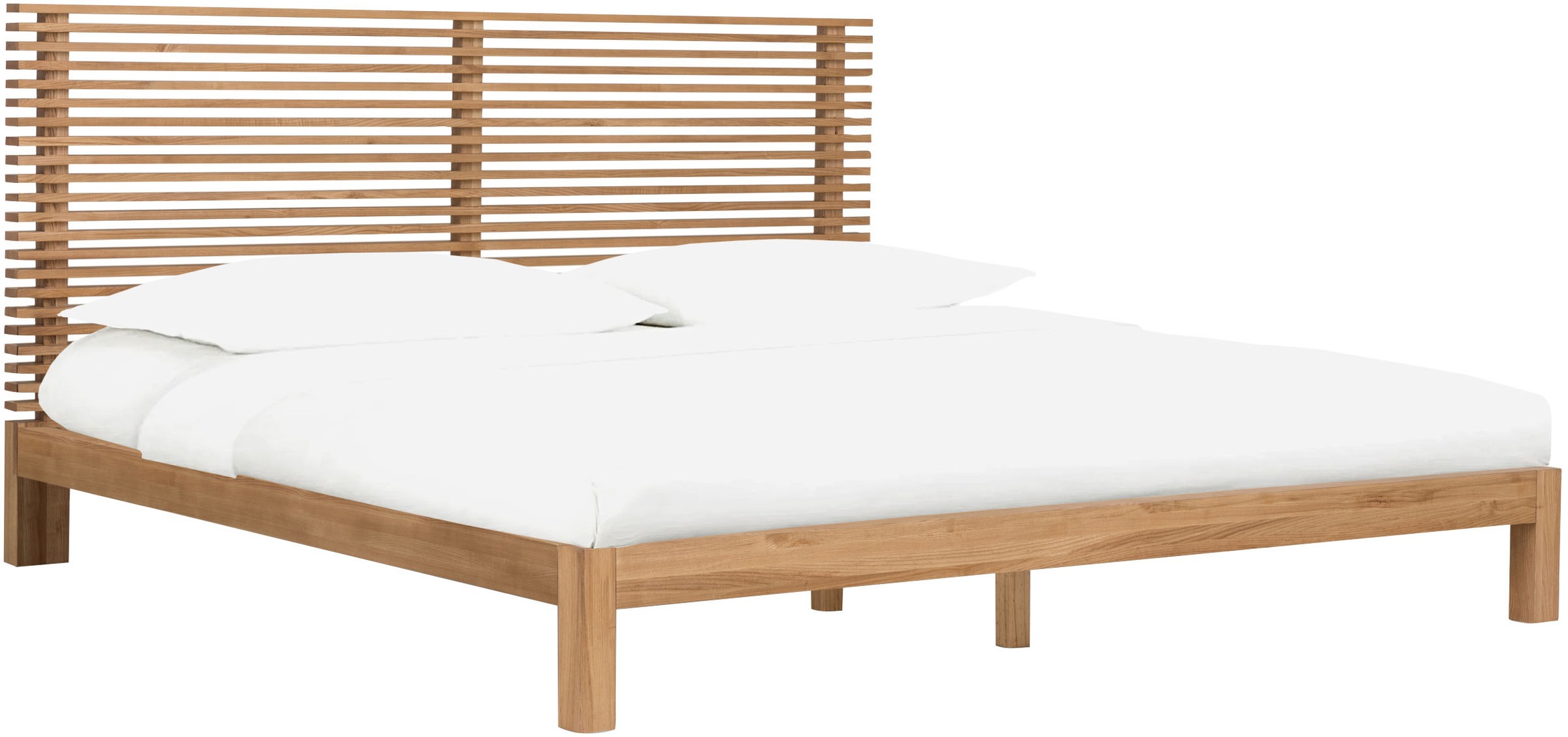 andas Nachttisch »Tanner Nachttisch aus Eschenholz mit zwei Schubladen« 1 Stk. tlg.