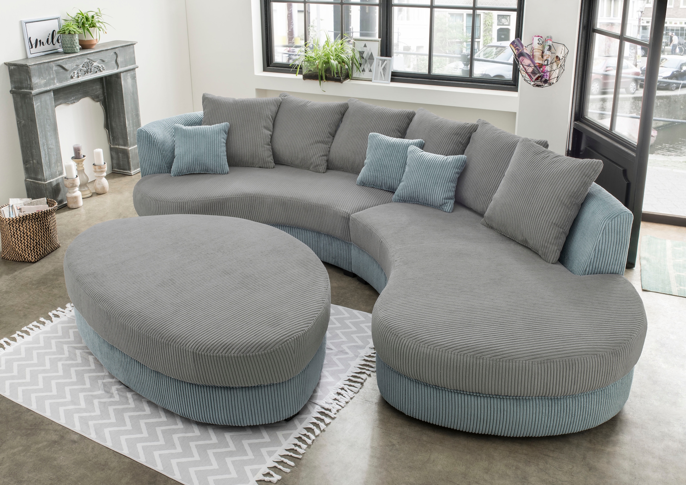 INOSIGN Ecksofa »Limoncello organische Formensprache, OTTOs Choice, L-Form« günstig online kaufen