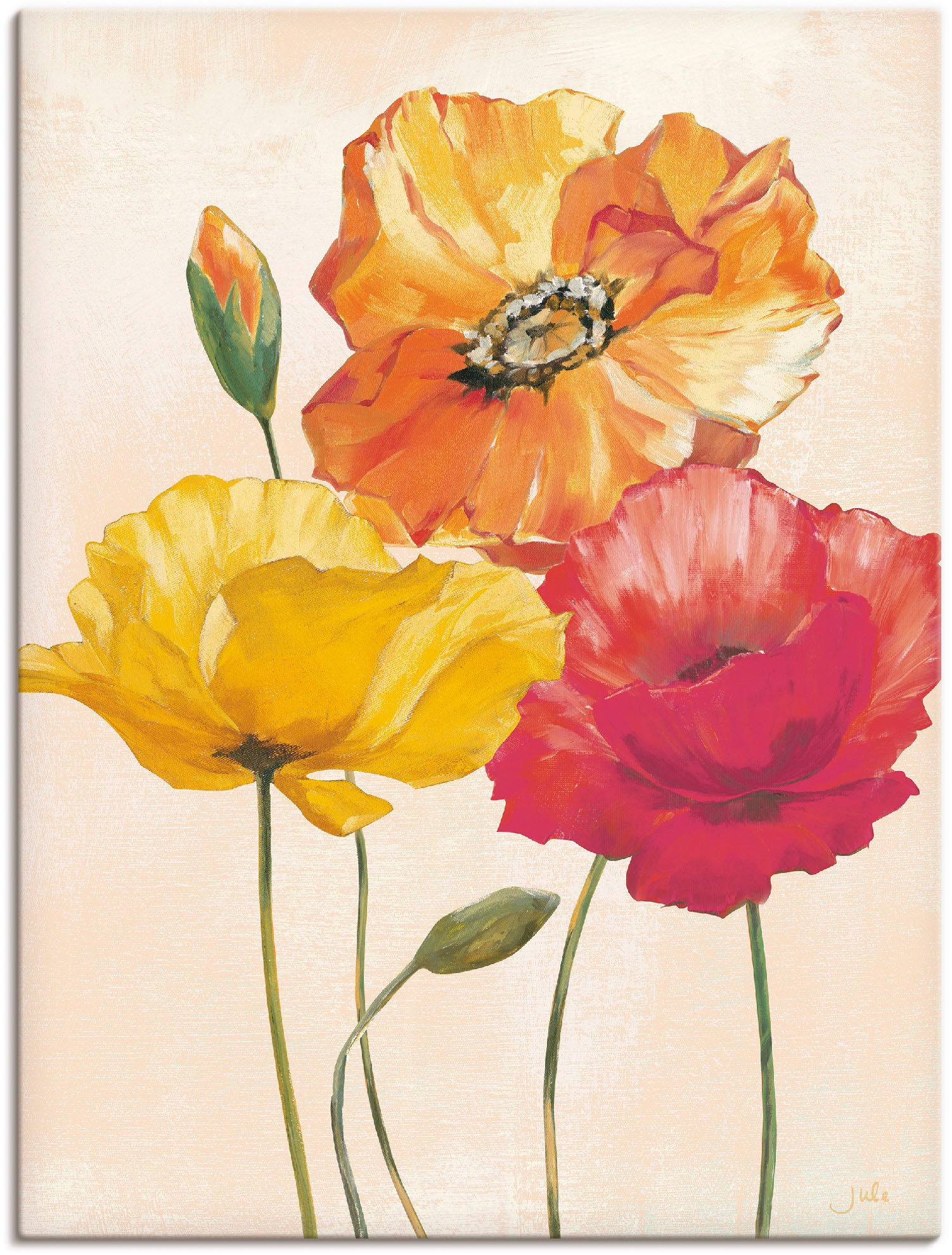Artland Wandbild »Bunte Mohnblumen I«, Blumenbilder, (1 St.), als Alubild,  Leinwandbild, Wandaufkleber oder Poster in versch. Größen auf Rechnung  kaufen