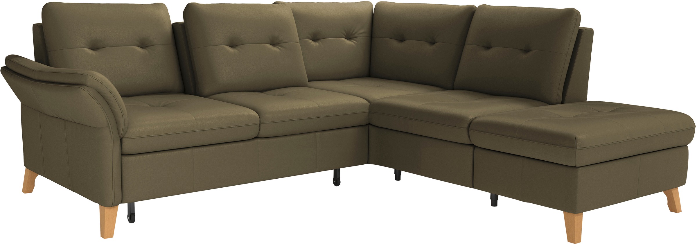 sit&more Ecksofa »Göteborg«, inkl. Sitztiefenverstellung, wahlweise mit Bettfunktion & Bettkasten
