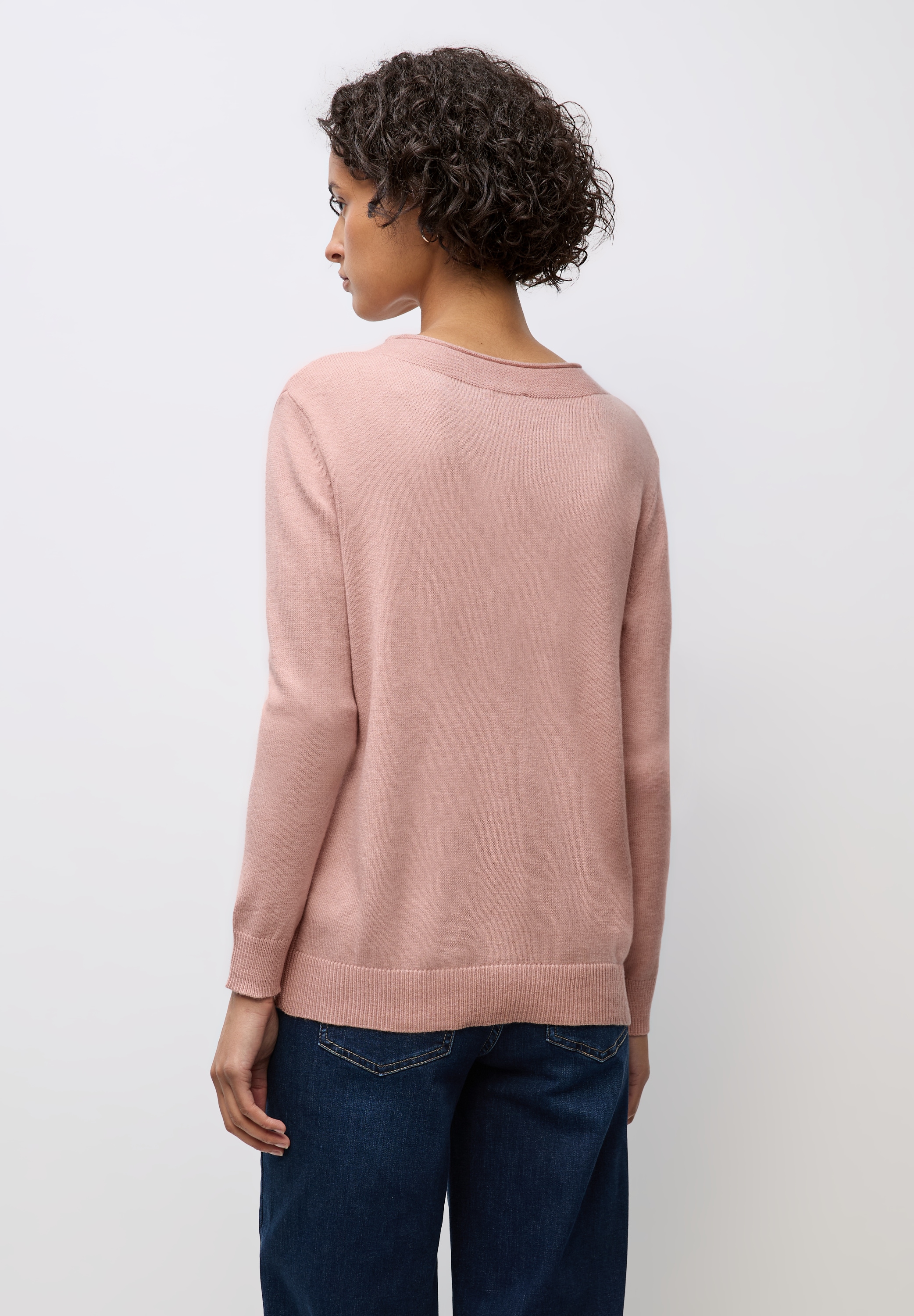 STREET ONE Strickpullover, mit feiner Rollkante