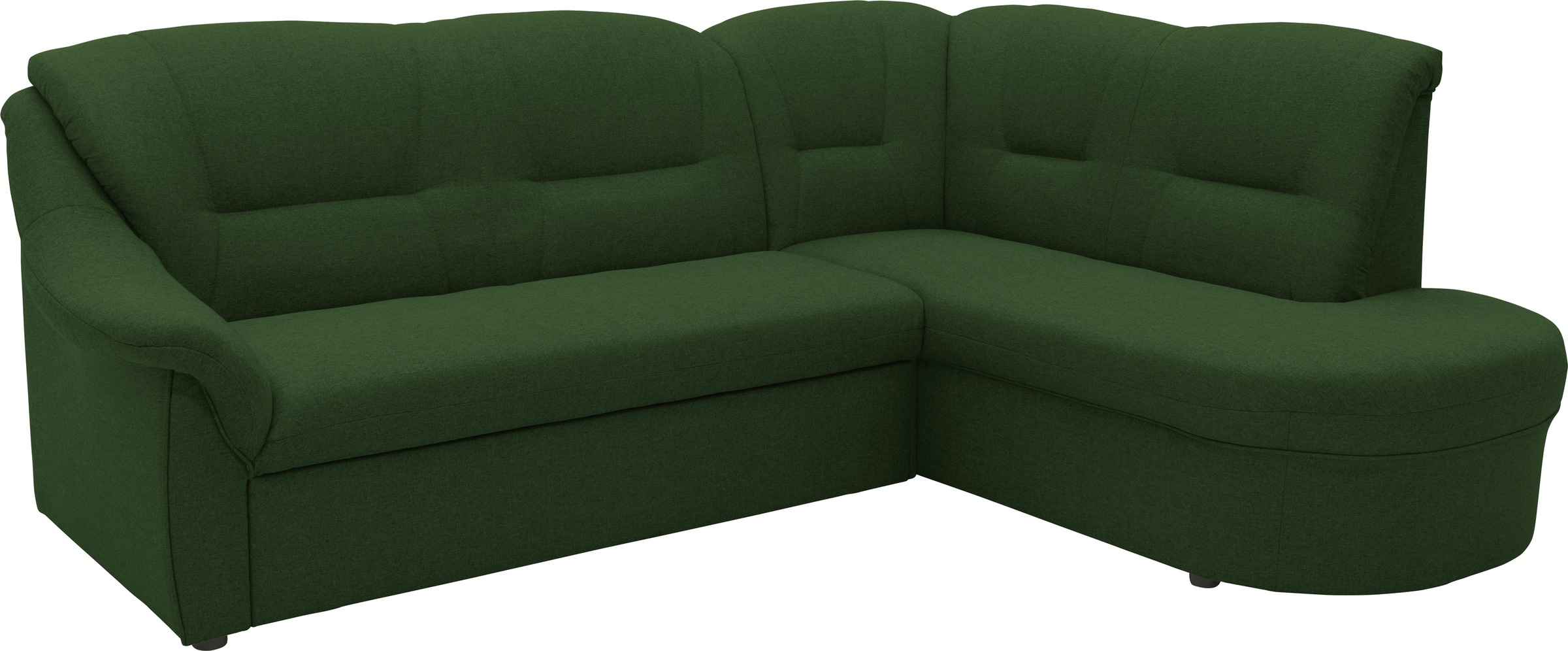 DOMO collection Ecksofa »Faenza für kleine Räume, Stellmaße 232,176cm, komfortabel, L-Form«, mit Ottomane, zeitlos, elegante Armlehnen, wahlweise mit Bettfunktion