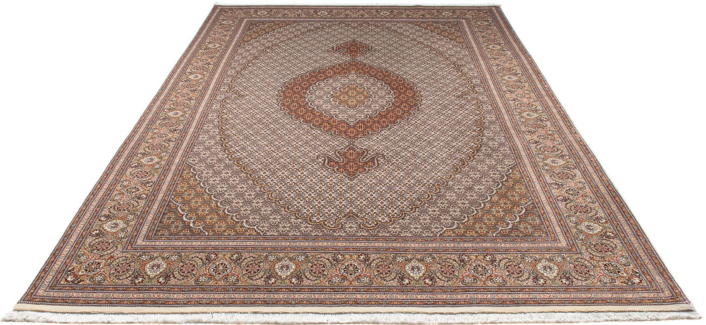 morgenland Orientteppich »Perser - Täbriz - 312 x 196 cm - hellbraun«, rech günstig online kaufen