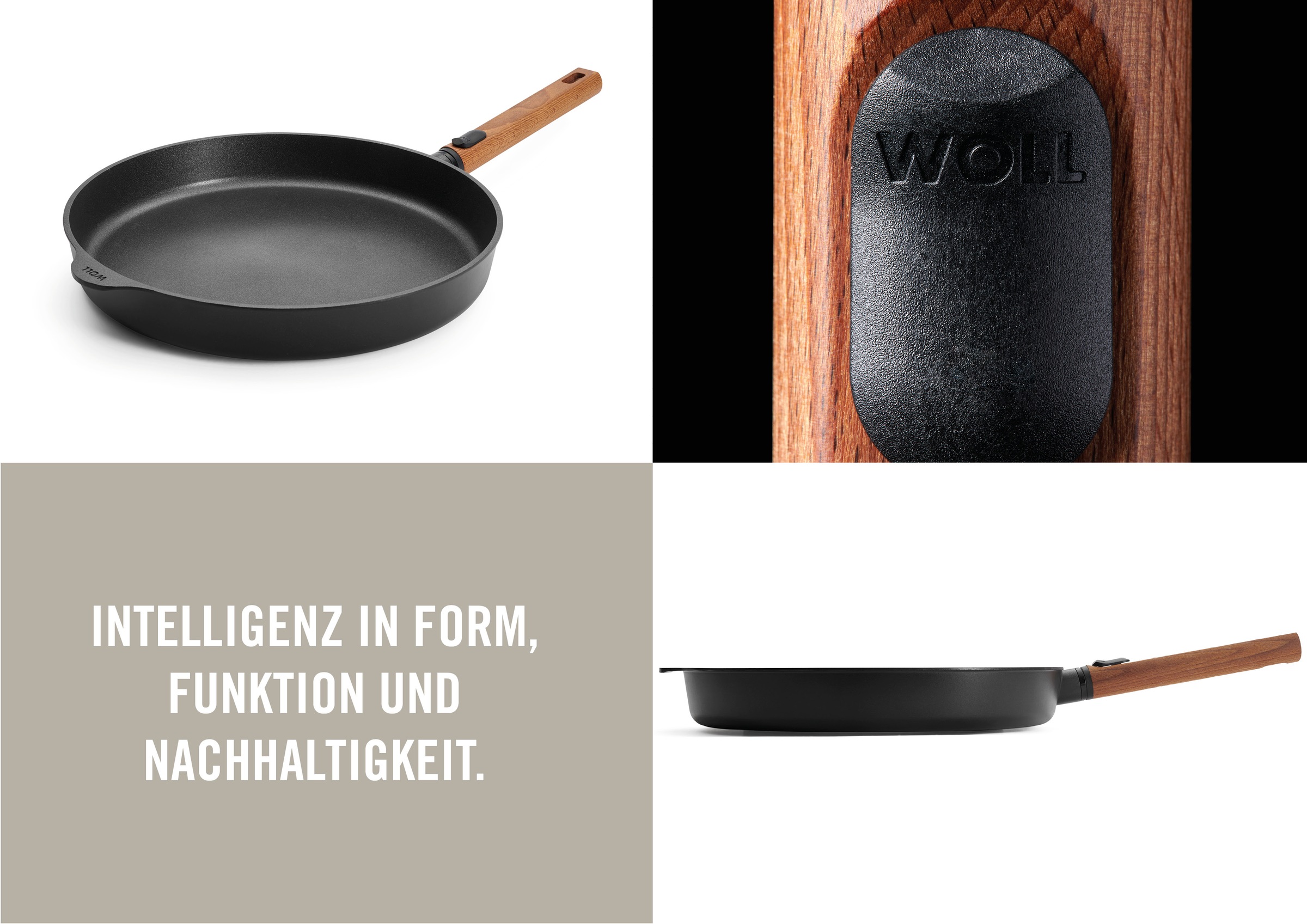 WOLL MADE IN GERMANY Bratpfanne »Eco Logic QXR« Aluminiumguss 1 Stk. tlg. A günstig online kaufen