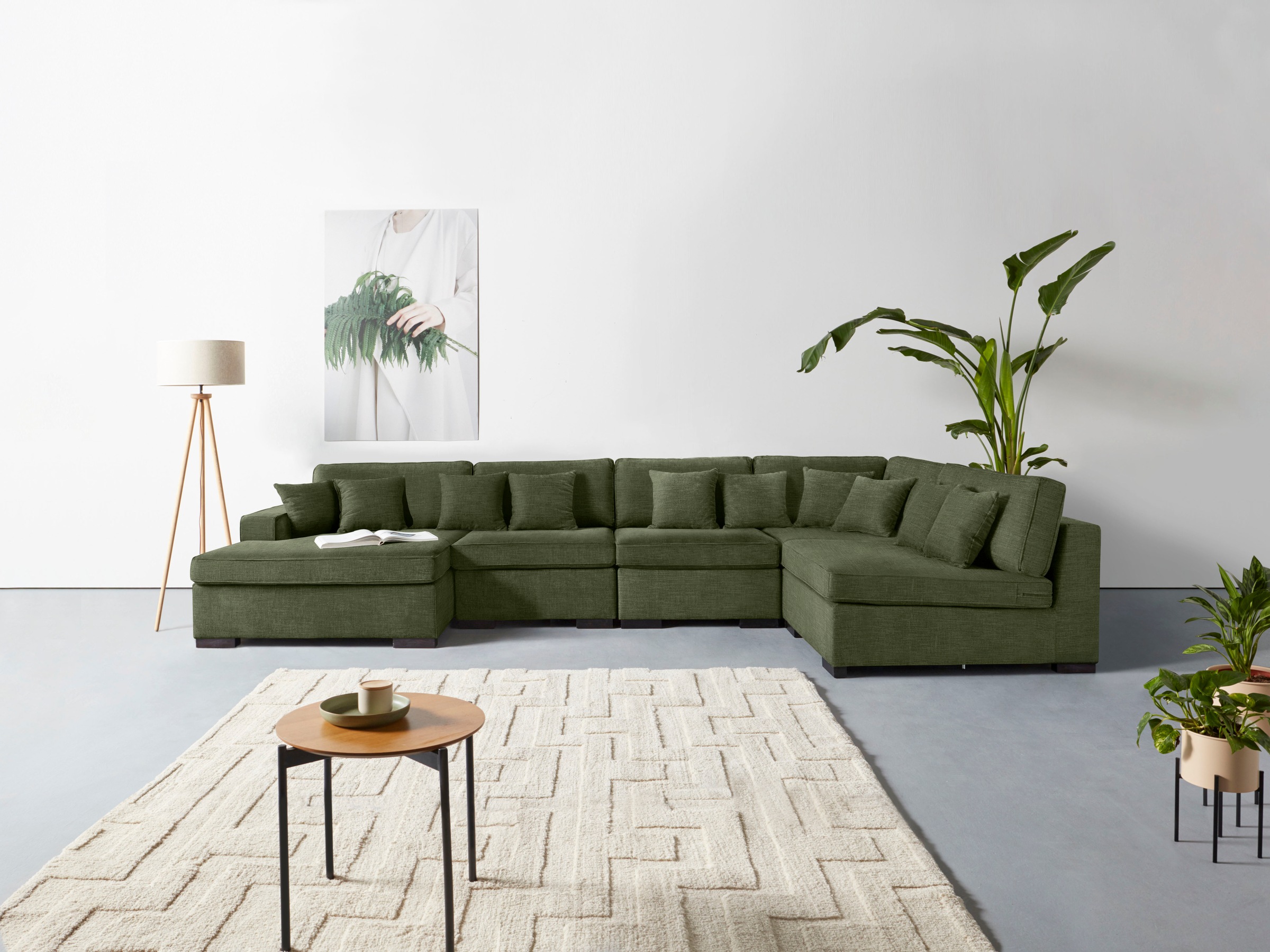 Guido Maria Kretschmer Home&Living Wohnlandschaft »Skara U-Form«, Lounge-So günstig online kaufen