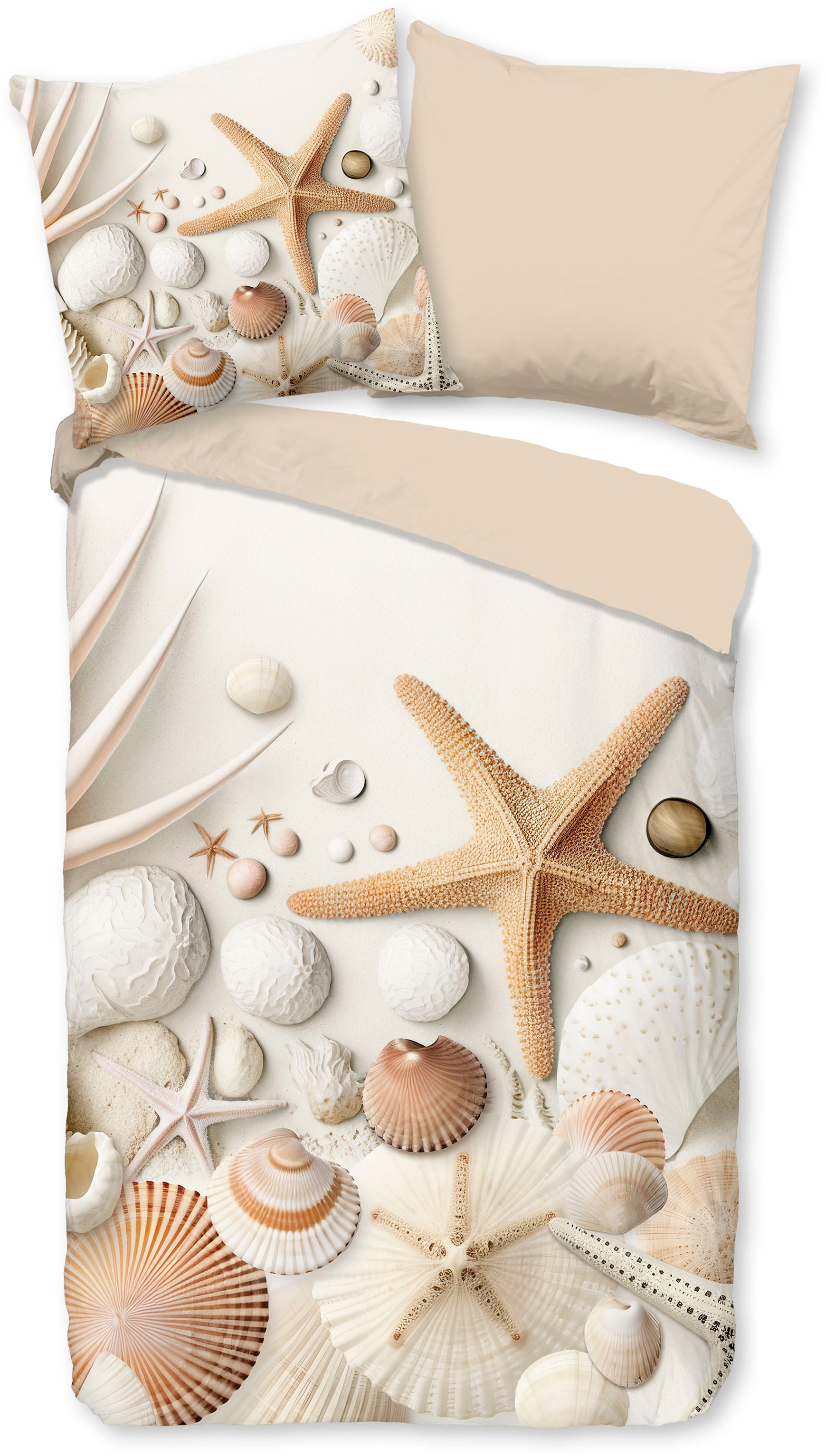 good morning Wendebettwäsche »Cote«, 100% Baumwolle, Renforcé, Reißverschlu günstig online kaufen