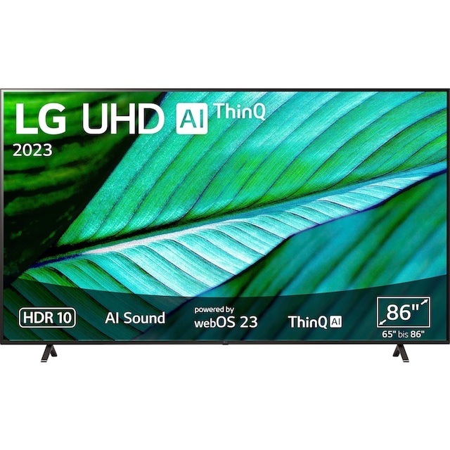 4K Smart-TV, LED,AI Zoll, Gen6 4K UHD,α5 Brightness Sound,AI cm/86 »86UR76006LC«, AI-Prozessor,Direct Control online 217 Ultra LG HD, kaufen LED-Fernseher