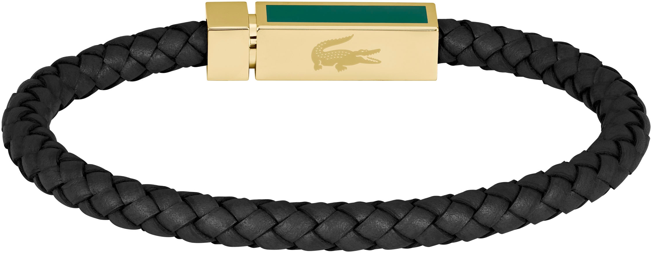 Lacoste Lederarmband »ROCKEL, 2040449, 2040451«, mit Emaille