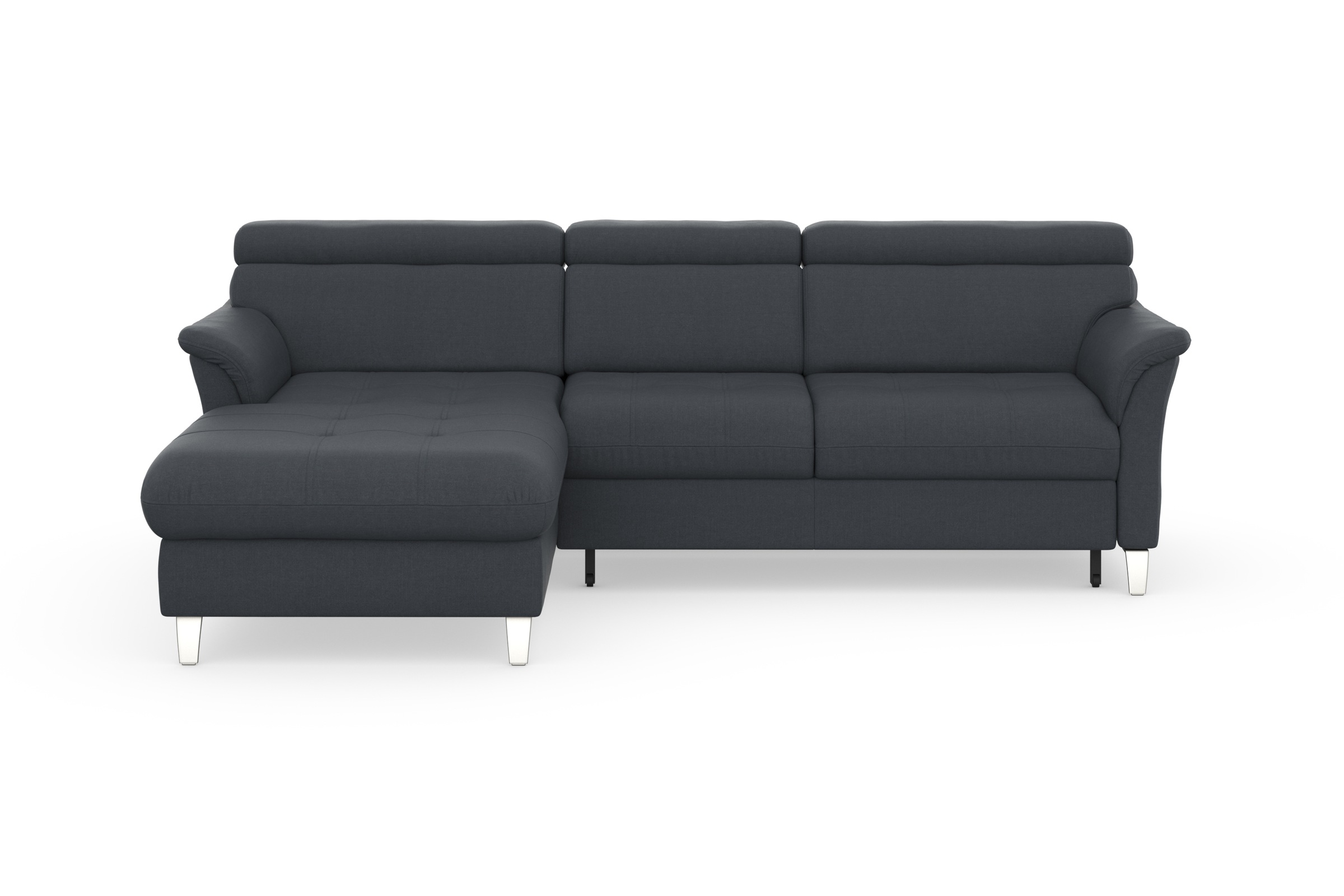 sit&more Ecksofa »Marano L-Form«, inklusive Kopfteilverstellung, wahlweise mit Bettfunktion, Bettkasten