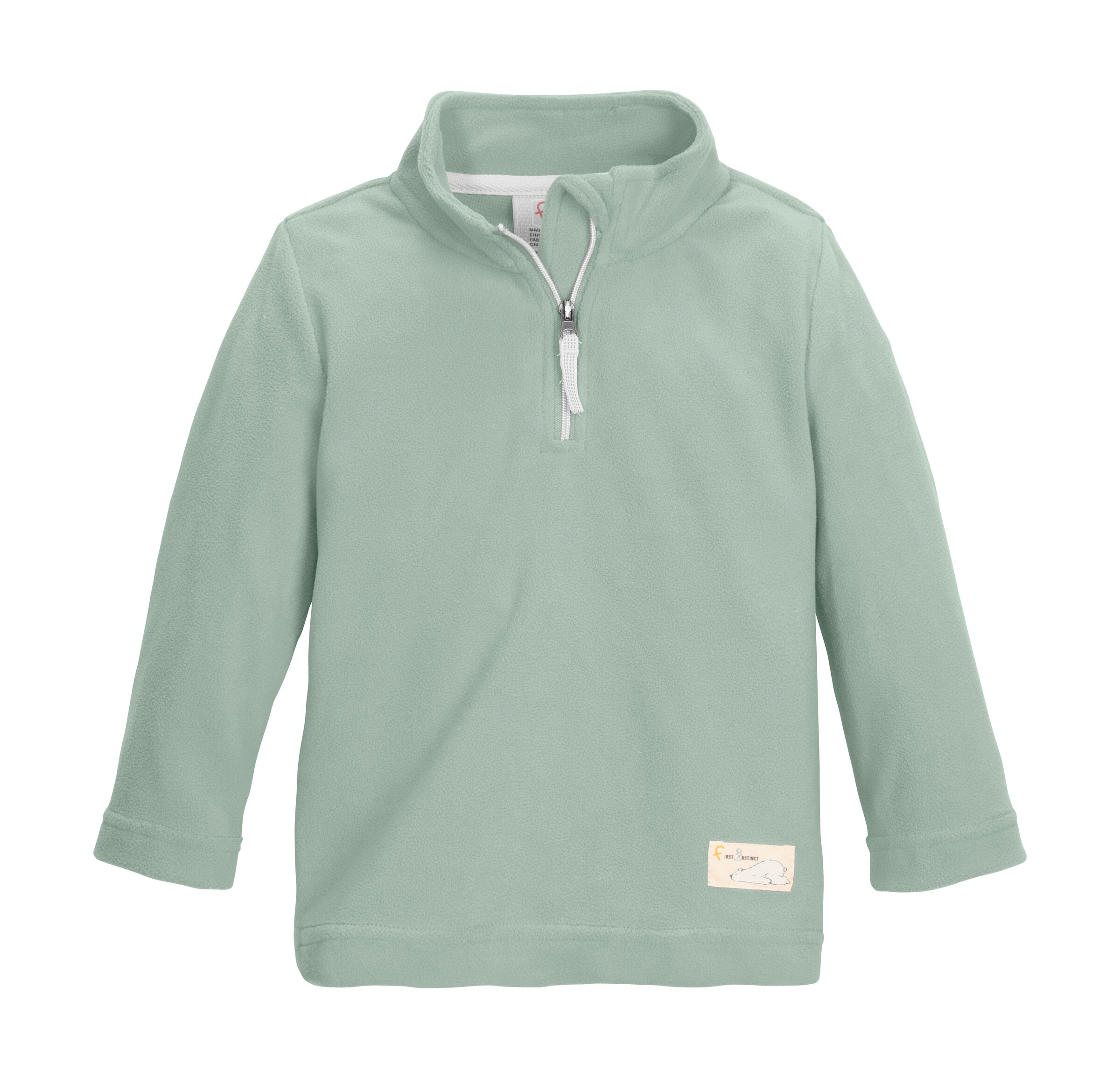 first instinct by killtec Fleecepullover »FISW 30 MNS FLC SHRT«, Fleeceshirt mit Kinnschutz, reflektierenden Details und Namensetikett
