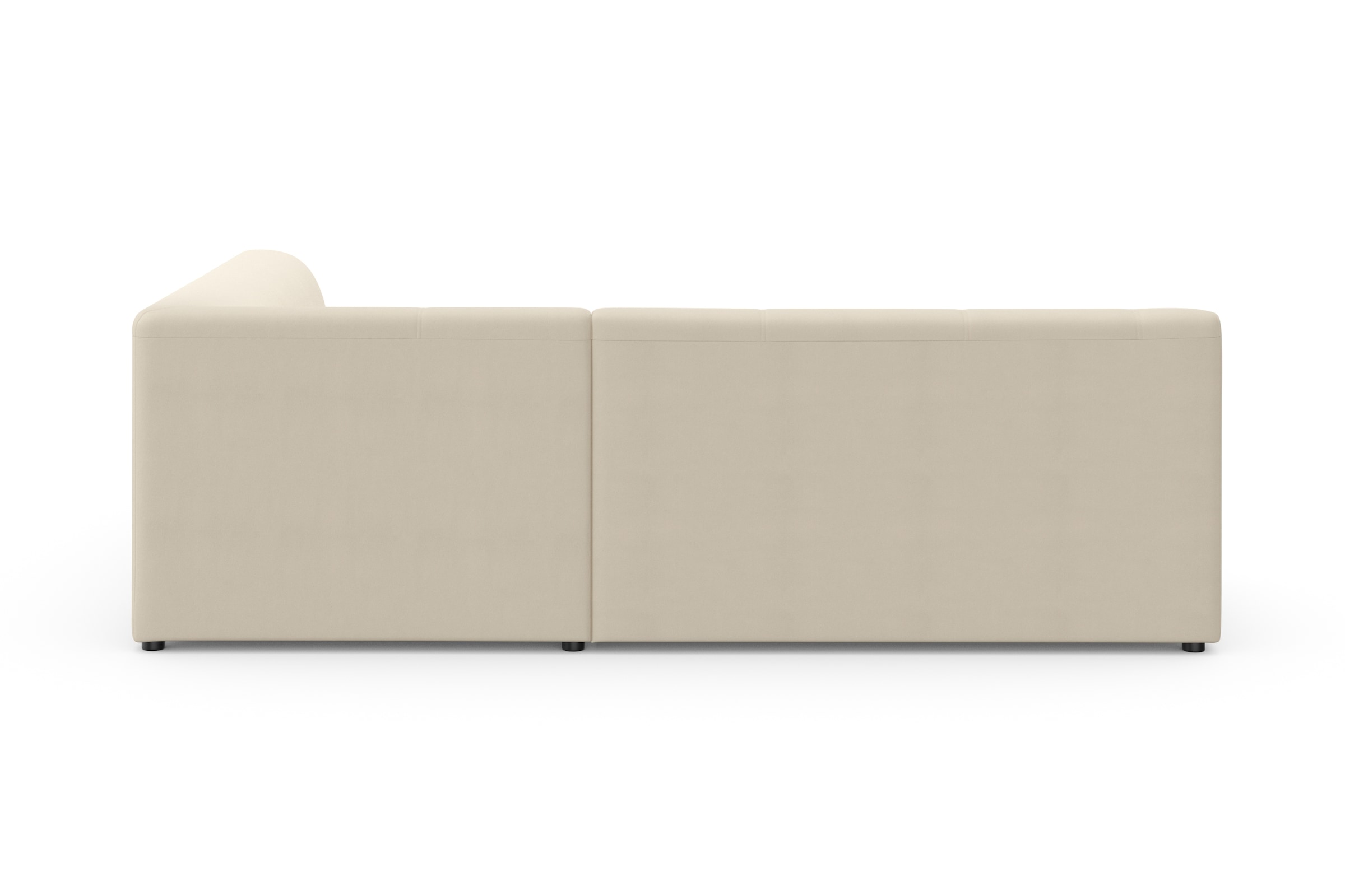 DOMO collection Ecksofa »Topper zeitlos elegant, kompakte Stellmaße, OTTOs Choice, L-Form«, mit Ottomane, wahlweise mit Schlaffunktion