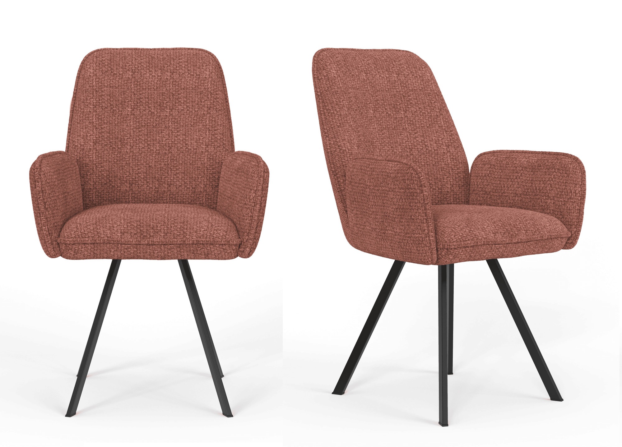 Home affaire Armlehnstuhl »Mily Esszimmerstuhl, Polstersessel, Wohnstuhl, E günstig online kaufen