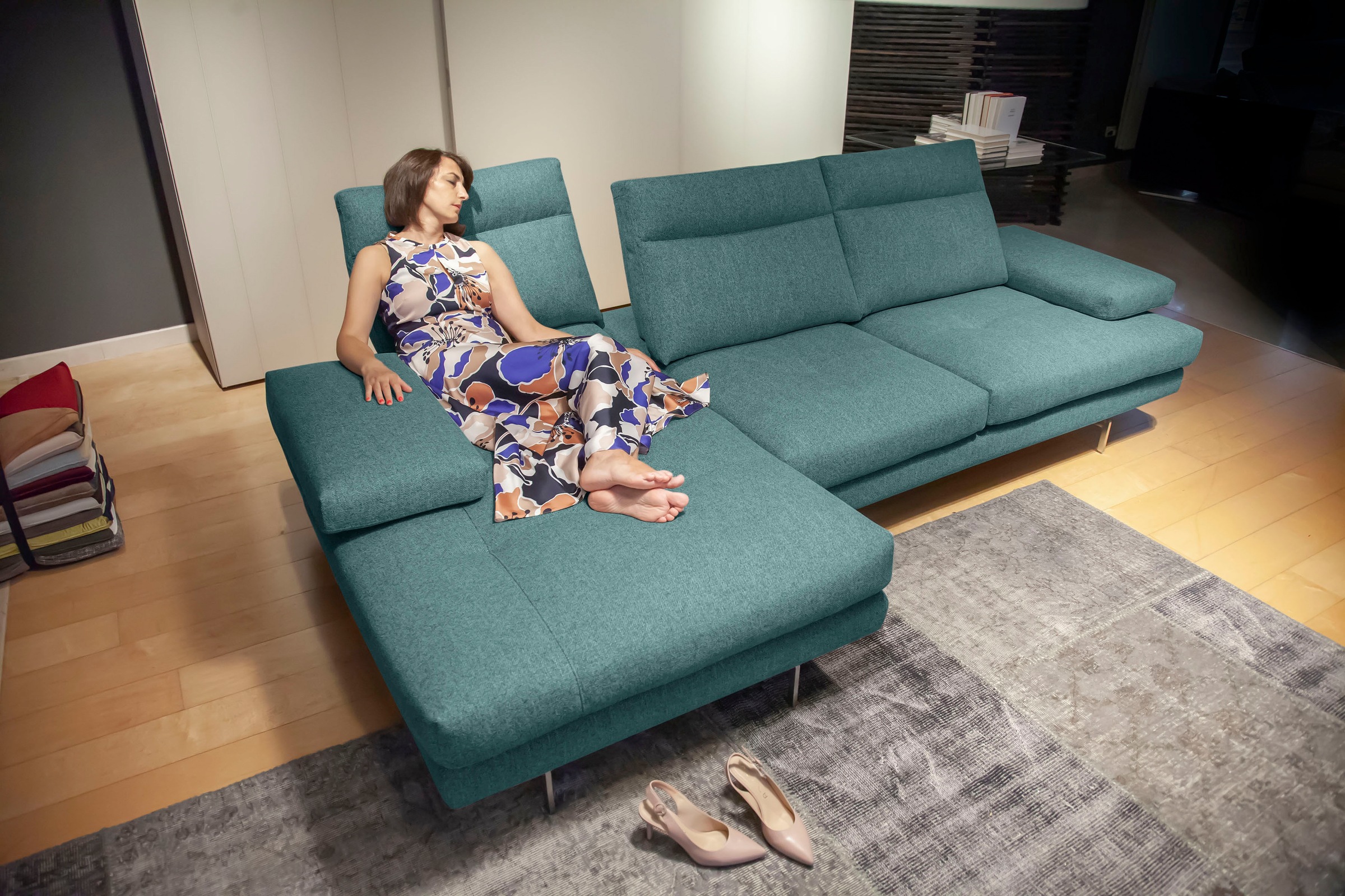 CALIA ITALIA Ecksofa »Toby Wing, L-Form, Designsofa mit sensationellem Sitz günstig online kaufen