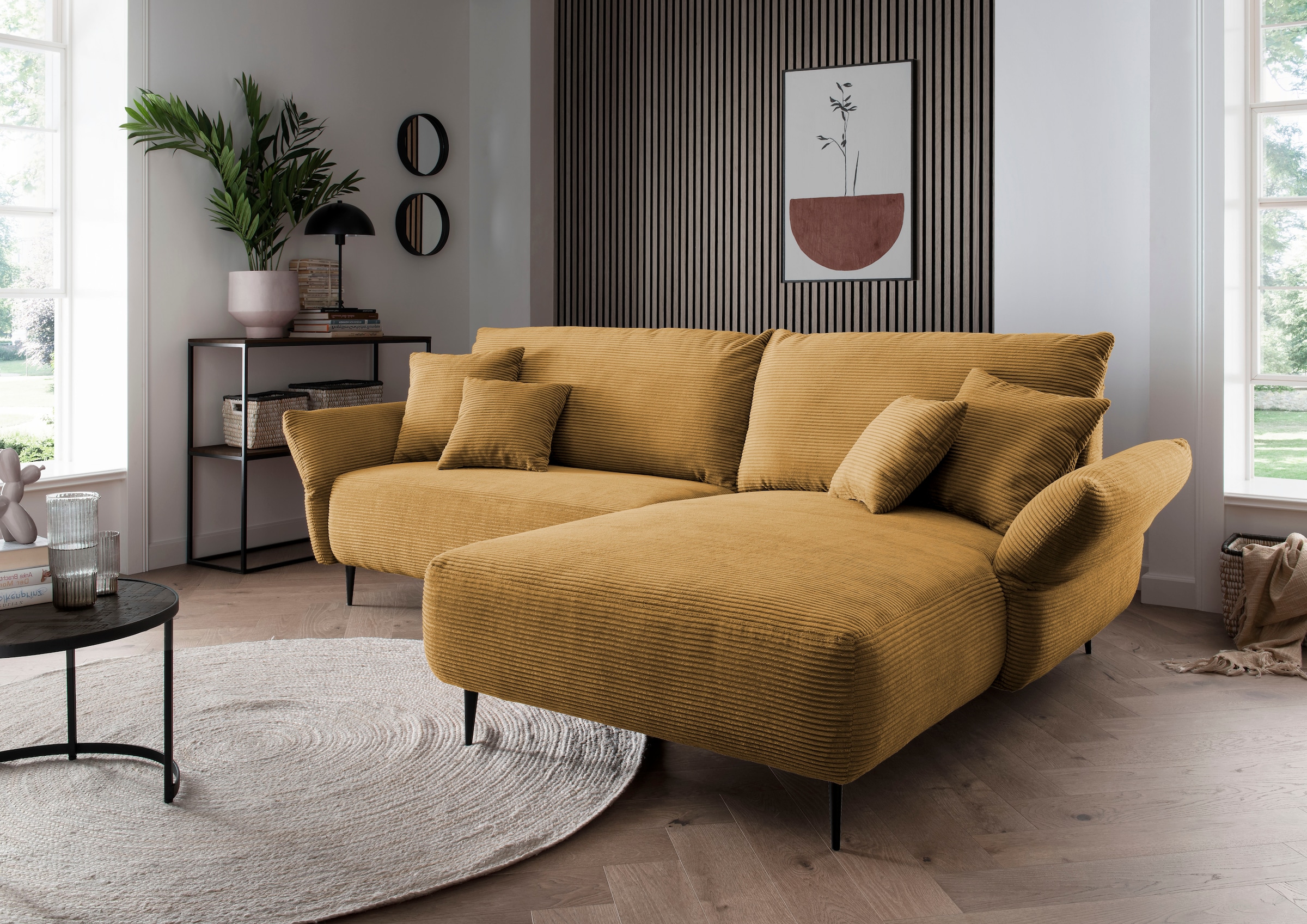 INOSIGN Ecksofa »Amarena L-Form«, inklusive Armlehnenverstellfunktion, 4x Z günstig online kaufen