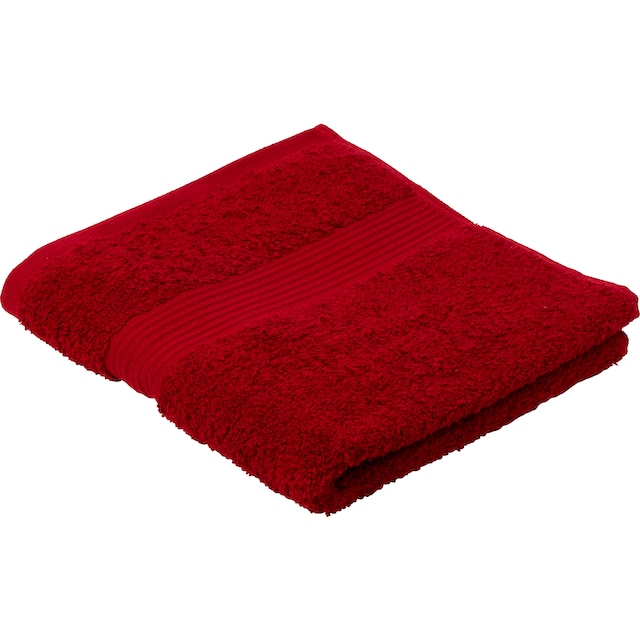 Gözze Handtücher »New York«, (2 St.), im Set, moderne Uni-Farben, mit strukturierter  Borte, reine Baumwolle bequem und schnell bestellen