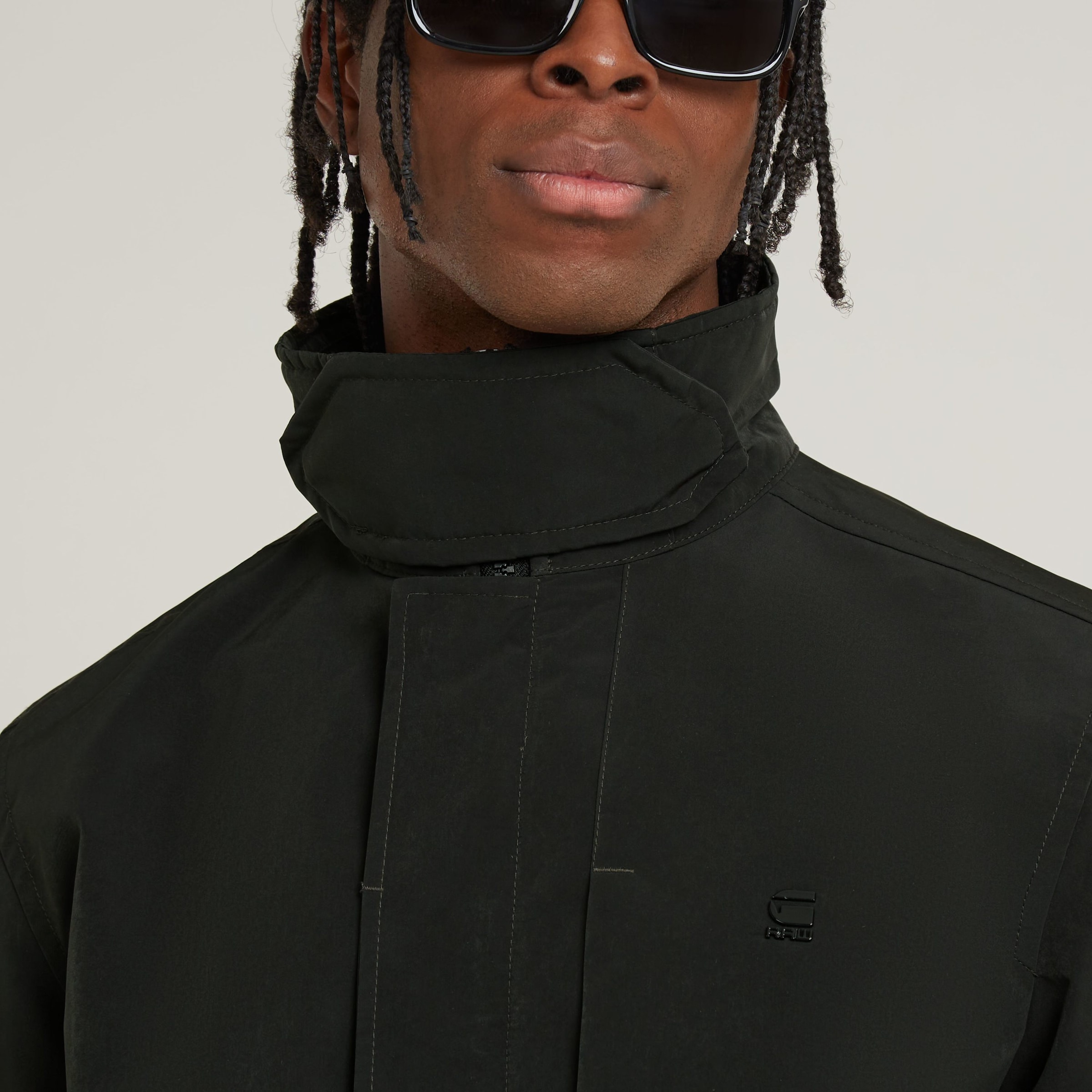 G-STAR Outdoorjacke »Garber Trench«, mit verdeckten Knöpfen