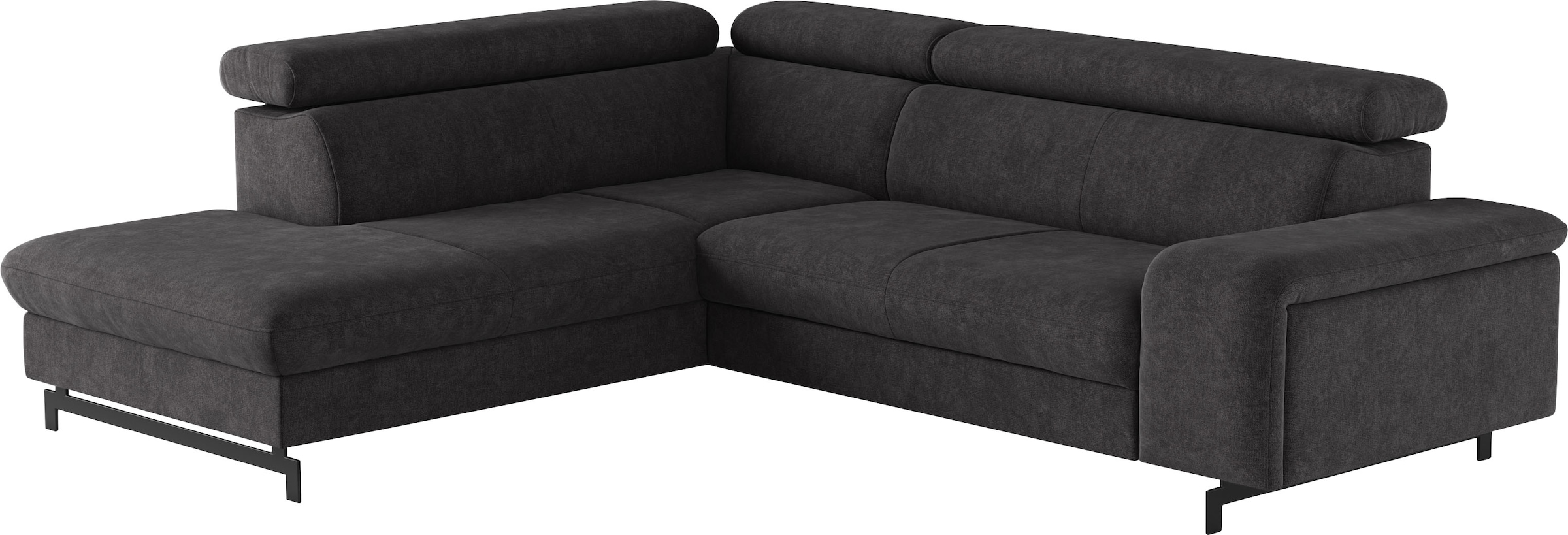 COTTA Ecksofa »Emma L-Form«, mit Kopfteilverstellung, wahlweise mit Bettfunktion & Bettkasten