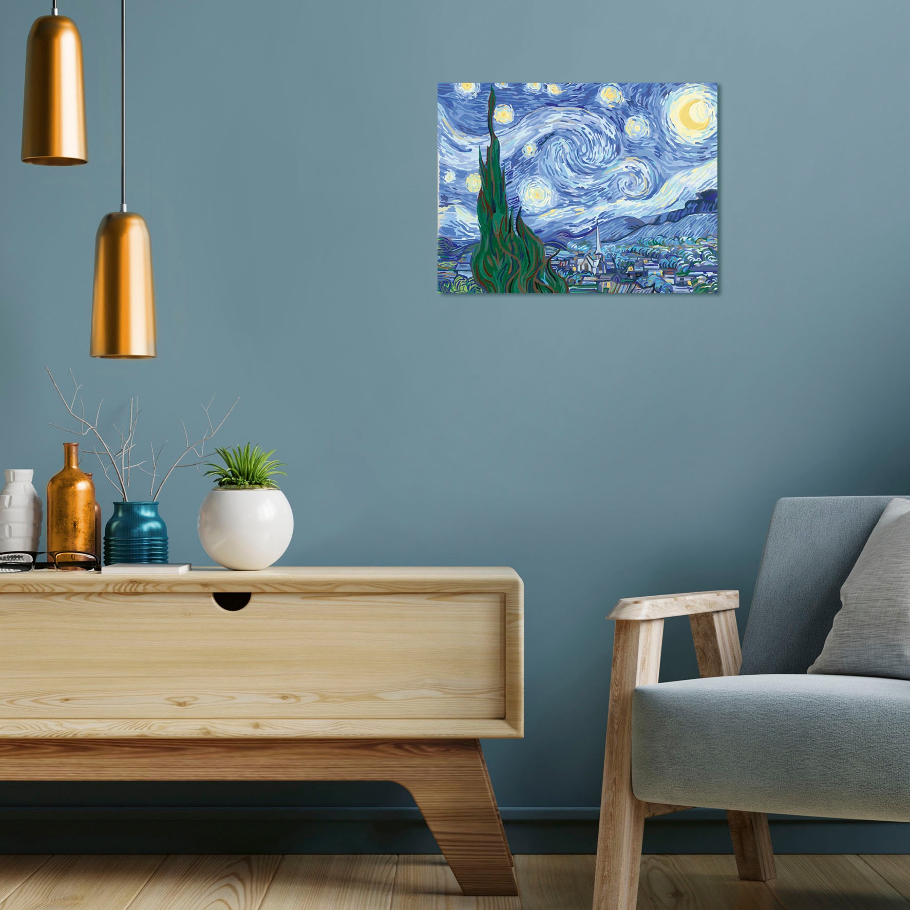 Ravensburger Malen nach Zahlen »CreArt, ART Collection, Starry Night (Van Gogh)«, Made in Europe