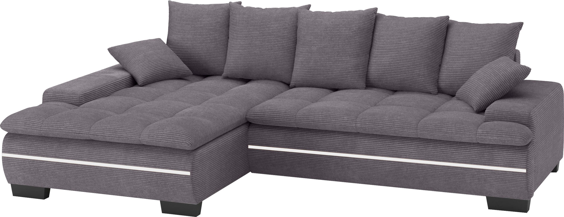 Mr. Couch Ecksofa »Haiti II, L-Form«, RGB-LED Beleuchtung, wahlweise mit Ka günstig online kaufen