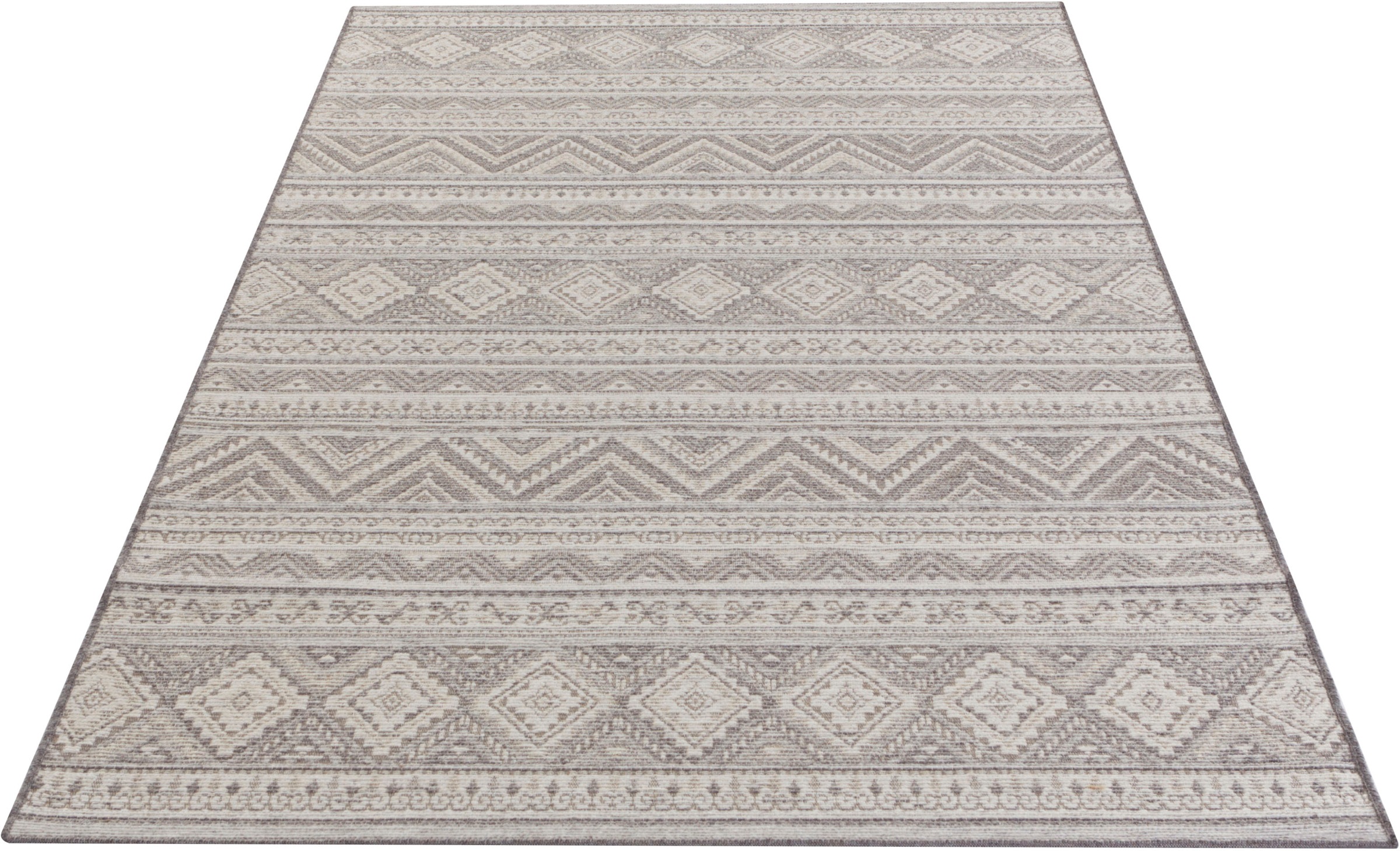 ELLE DECORATION Teppich »Maranao«, rechteckig, Flachgewebe Naturfaser-Teppich, Schlichtes Design, Nachhaltig, Robust