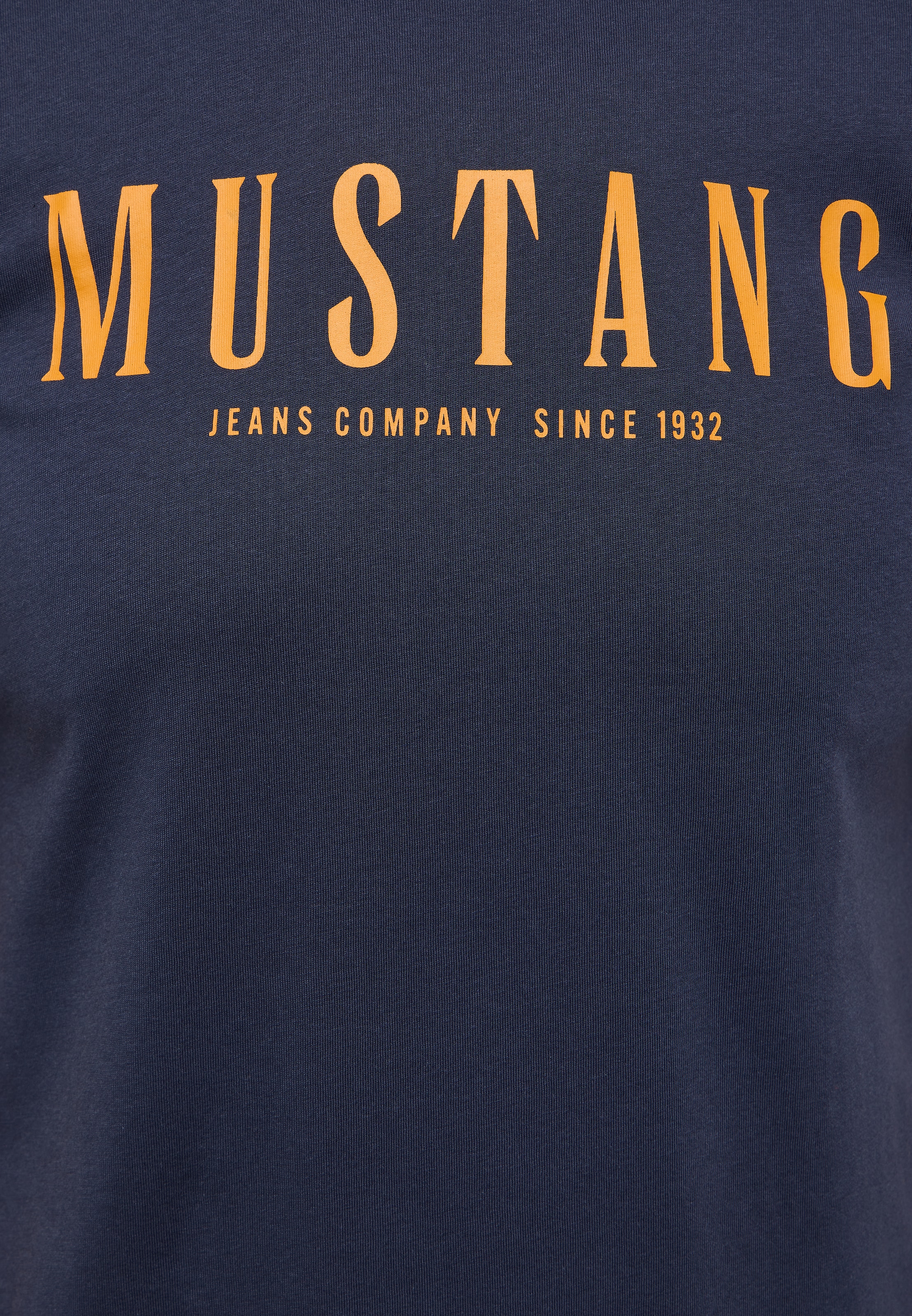 MUSTANG Kurzarmshirt »Style Austin« Sommershirt mit Logo-Print