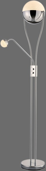 TRIO Leuchten LED Stehlampe »Chris«, 2 flammig, Leuchtmittel LED-Modul   LE günstig online kaufen