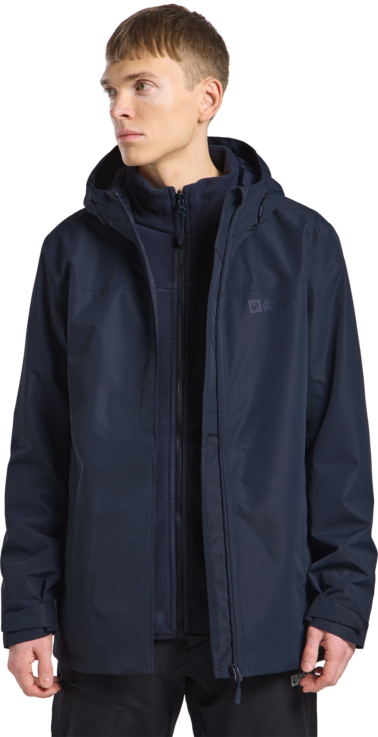 Jack Wolfskin 3-in-1-Funktionsjacke »TAUBENBERG 3IN1 JKT M« mit Kapuze