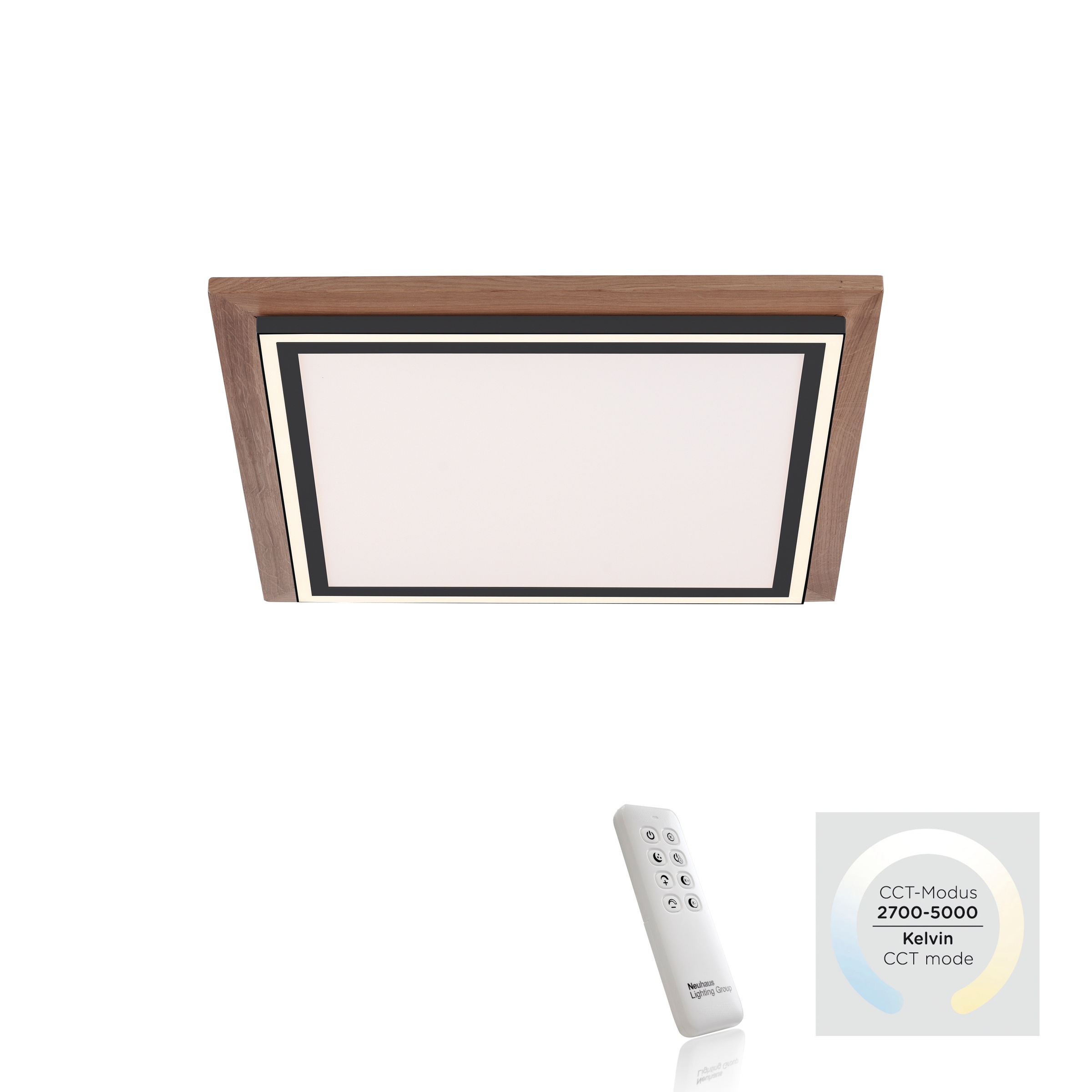 Paul Neuhaus Deckenleuchte »PALMA«, 2 flammig, Leuchtmittel LED-Board-LED-B günstig online kaufen