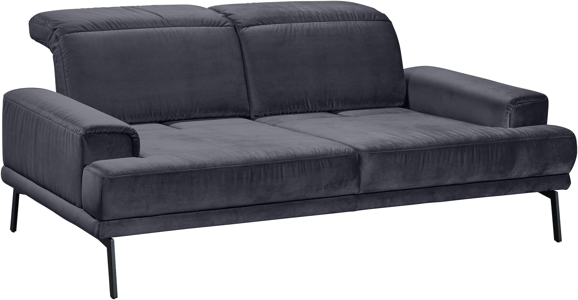 Musterring 2-Sitzer »MR 4580«, inkl. Kopf- und Sitztiefenverstellung, Fuß schwarz, B198 x T103 cm