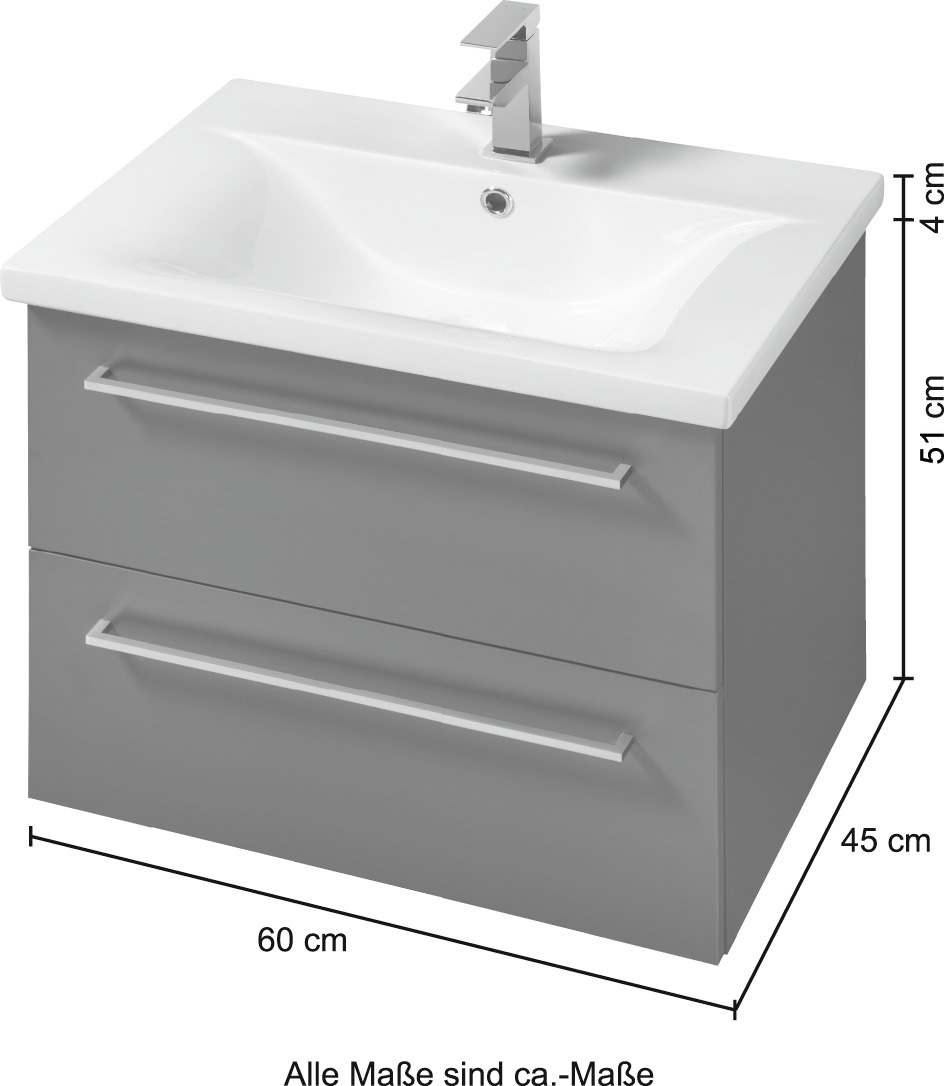 welltime Waschtisch »Torino«, Breite 60 cm