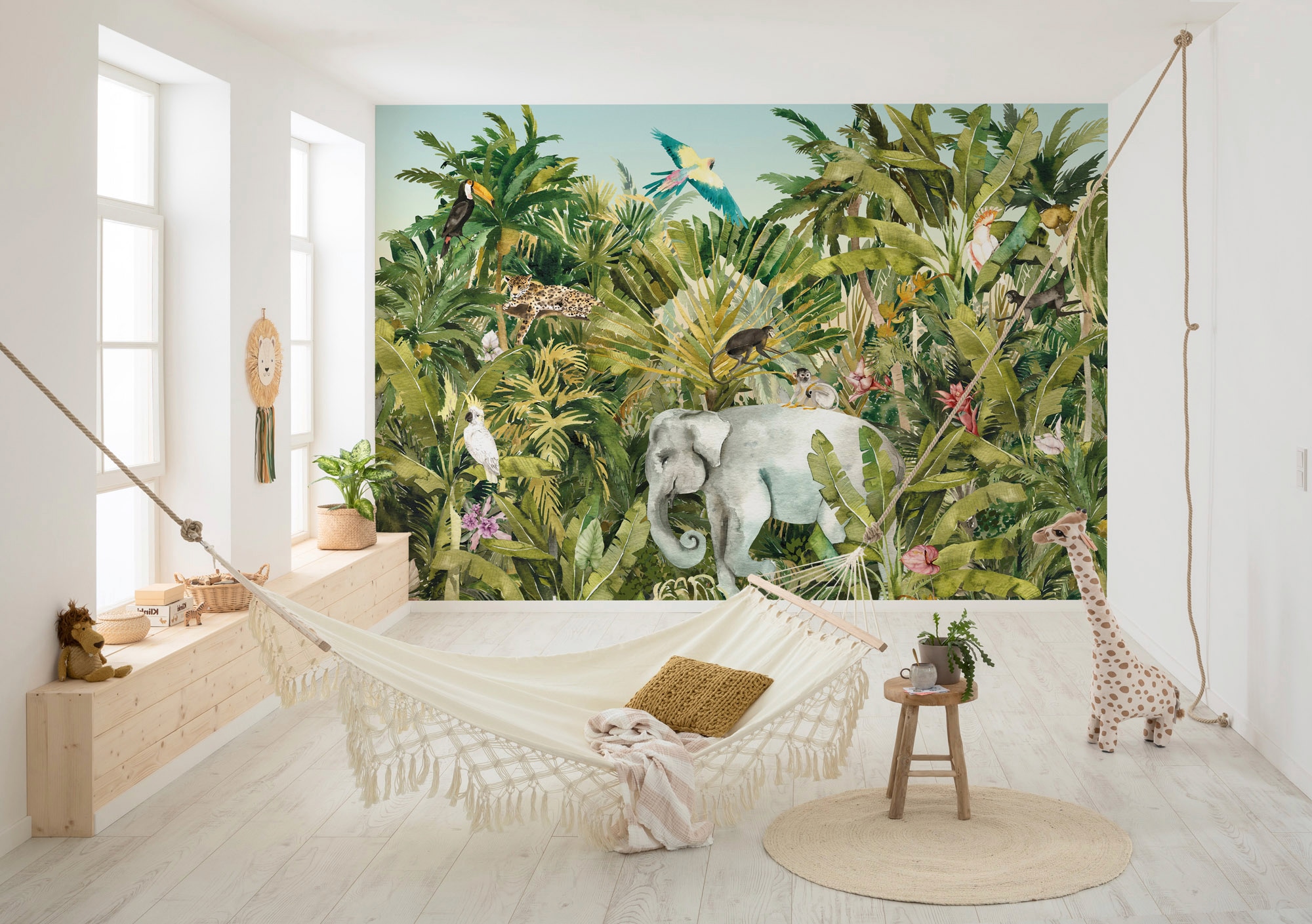 Komar Vliestapete »Jungle Expedition«, 400x280 cm (Breite x Höhe) günstig online kaufen