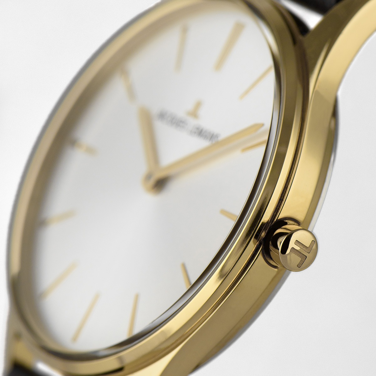 Jacques Lemans Quarzuhr »London«, Armbanduhr, Damenuhr, gehärtetes Crystexglas, Lederarmband