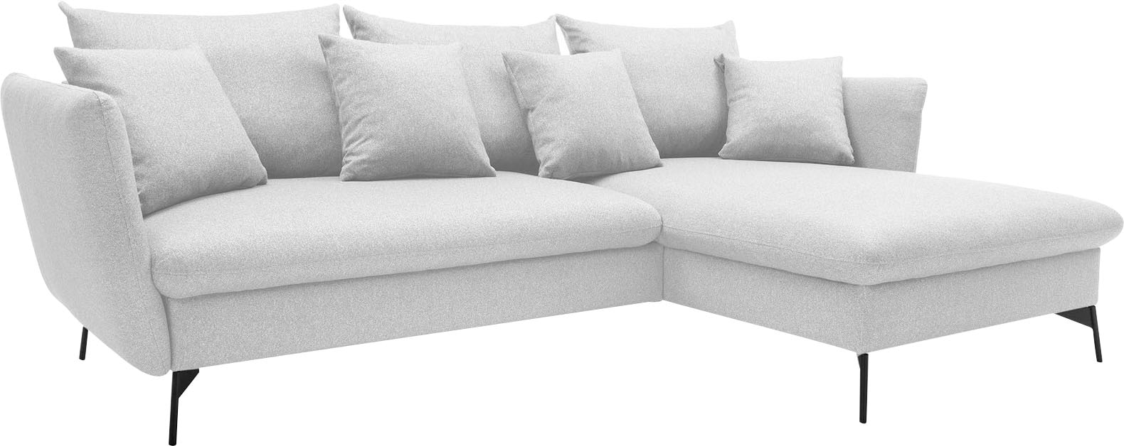 andas Ecksofa »LIVORNO,258 cm, L-Form,«, Schlaffunktion u. Bettkasten (139/ günstig online kaufen