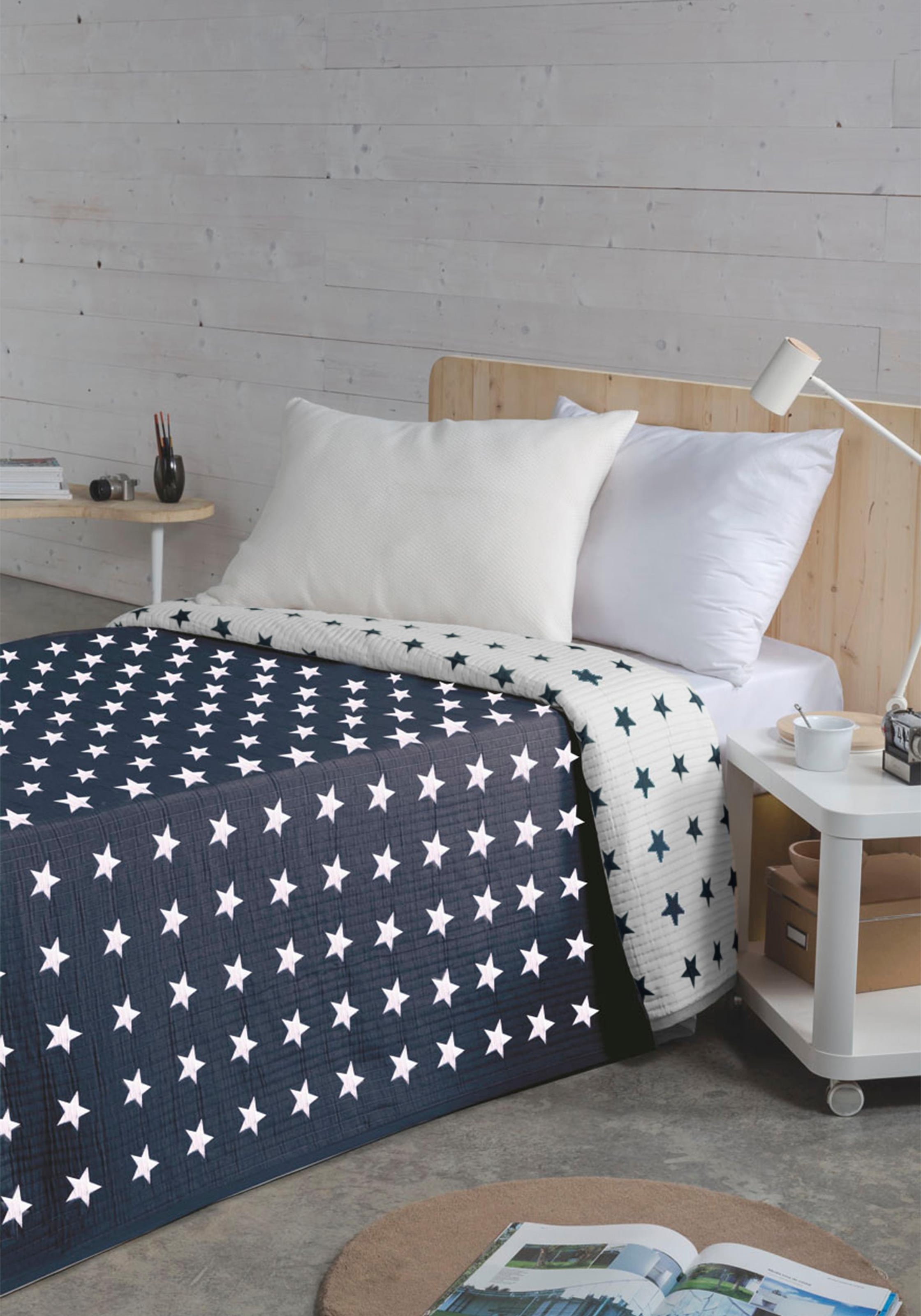 und Tagesdecke gesteppte bequem 50% »Yolanda«, & bestellen Tagesdecke, Erwachsenendecke my Baumwolle Bett, schnell für Material 50% oder und Überwurf Polyester, Tisch home Sofa, Kinder-