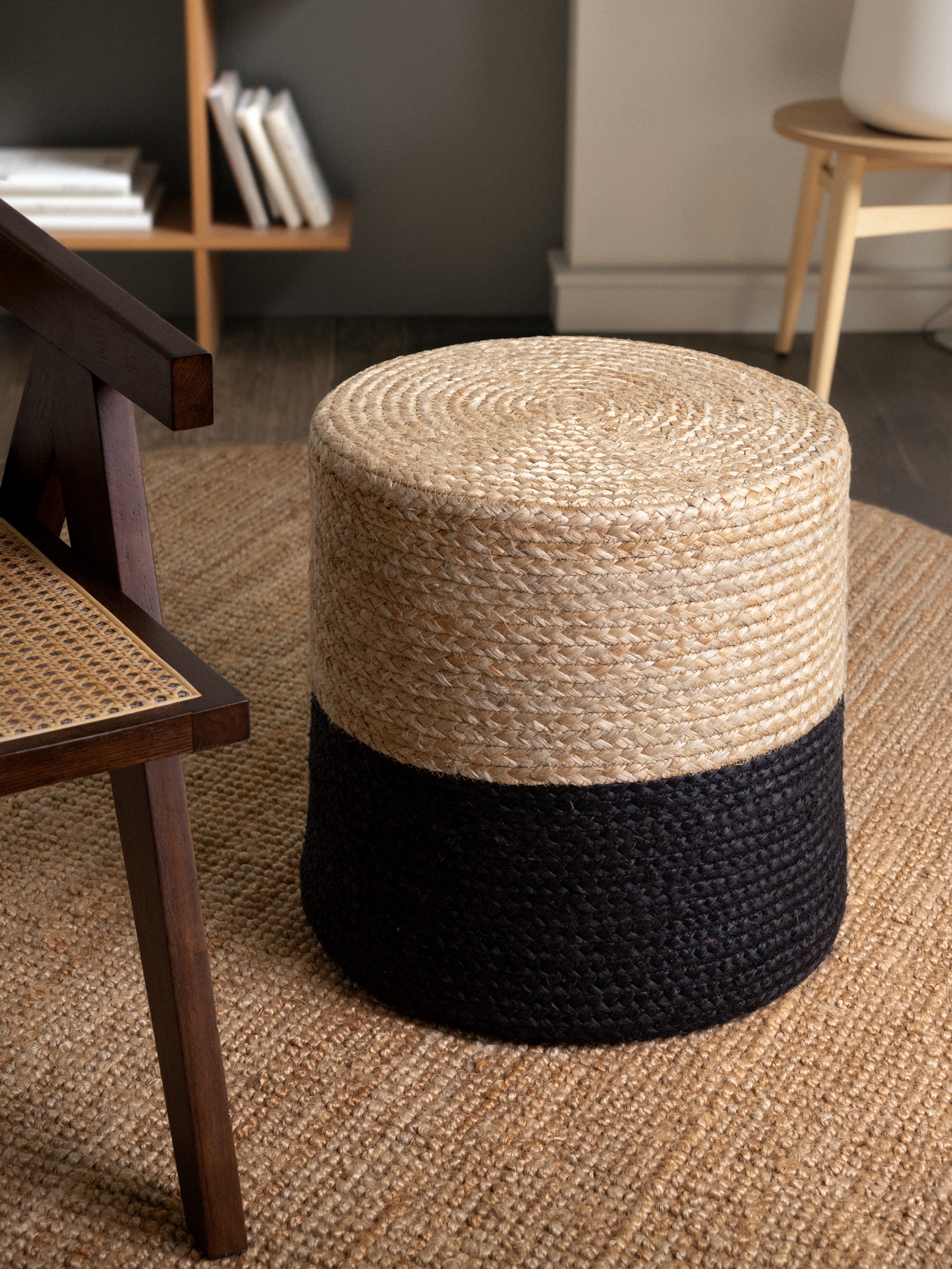 HANSE Home Pouf »Jutta, Jute«, (1 St.), Jute, Natur, Wohnzimmer, Esszimmer, günstig online kaufen