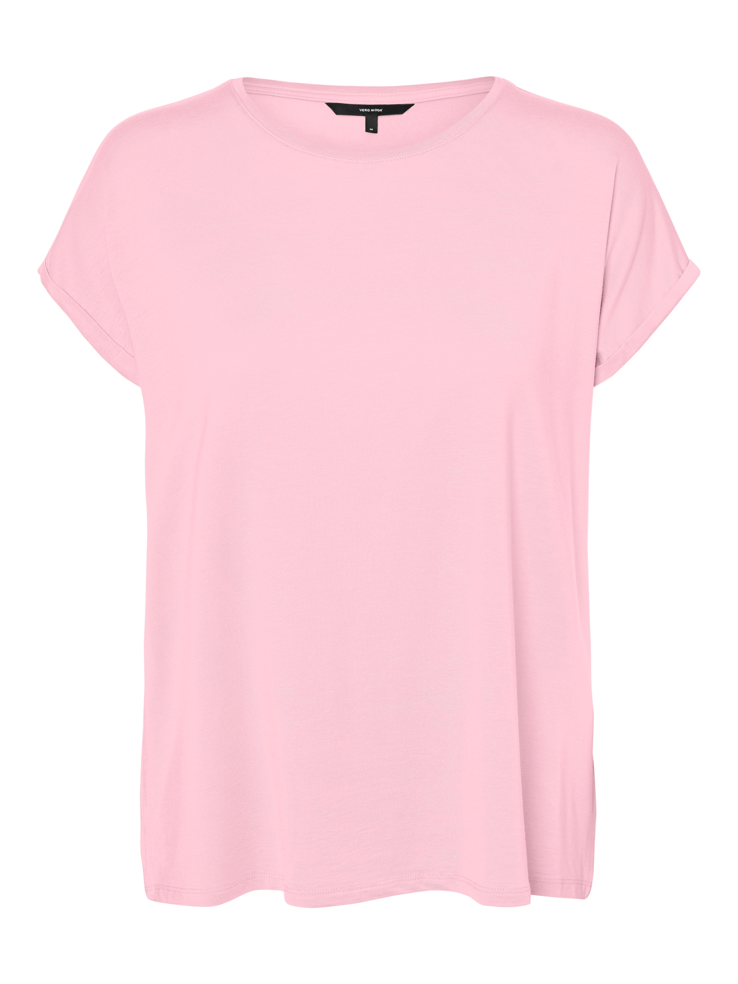 Vero Moda Rundhalsshirt »VMAVA PLAIN SS TOP GAJRS NOOS«