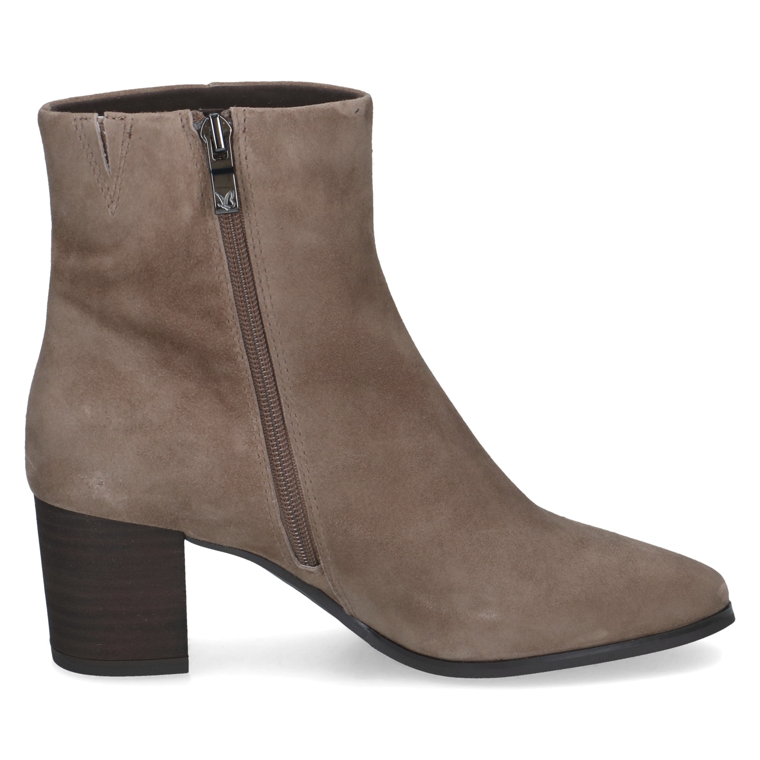 Caprice Stiefelette  Blockabsatz, Businessschuh mit dezenter Ziernaht