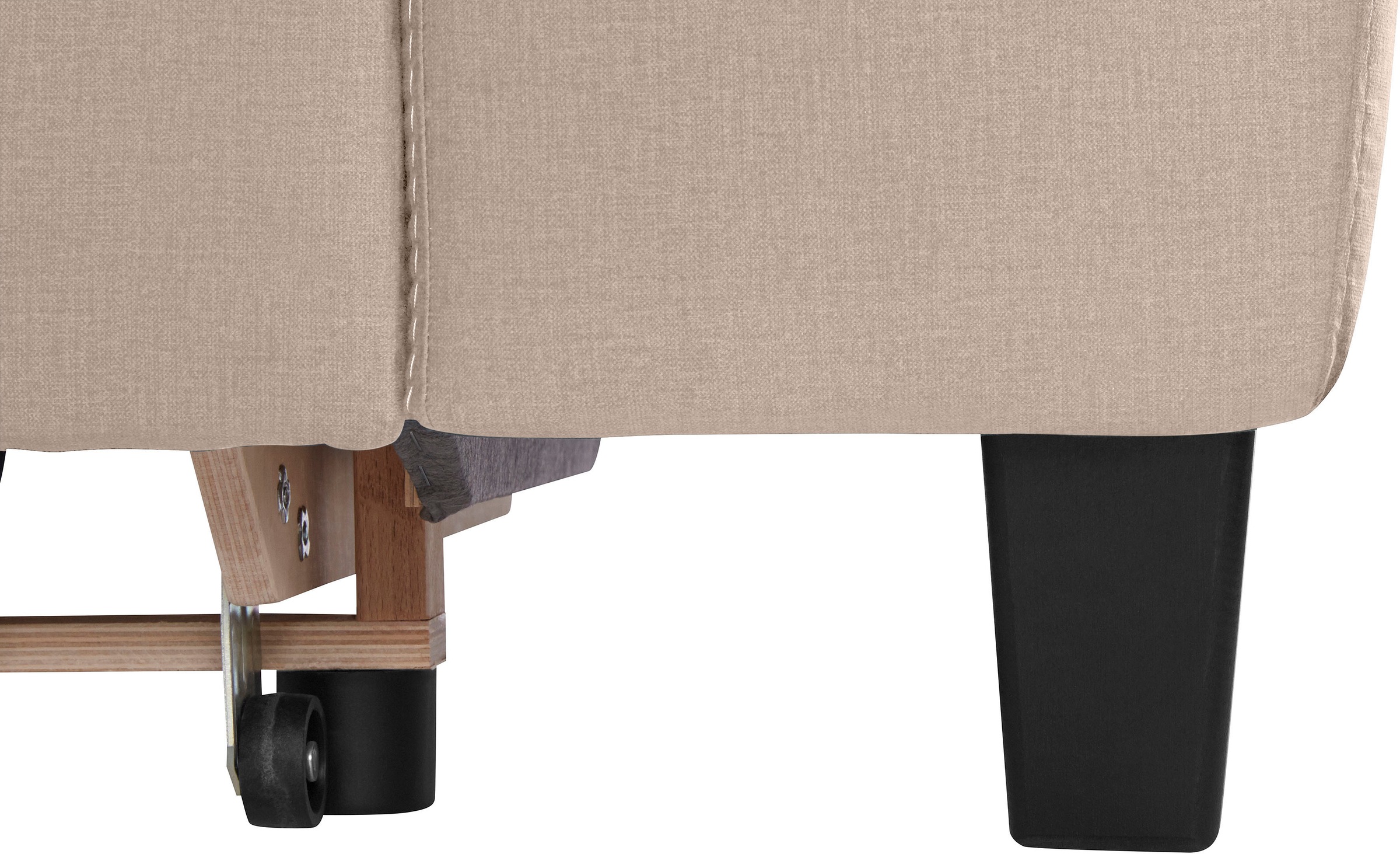 COTTA Ecksofa »Morven L-Form mit Kopfteilverstellung«, wahlweise mit Bettfunktion, Bettkasten & Wireless-Charger