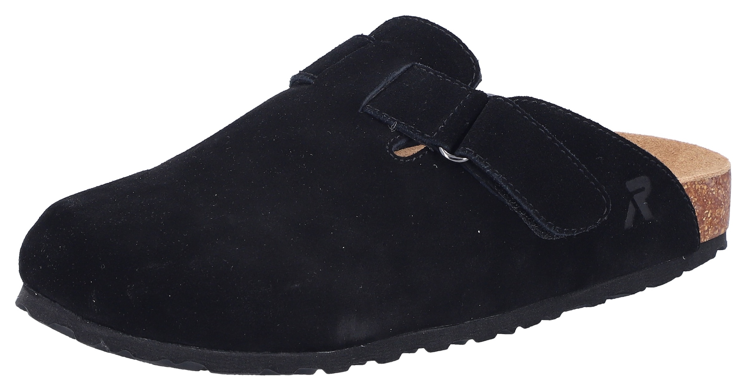 Rieker Clog  Pantolette, Hausschuh, Sommerschuh mit Klettriemchen