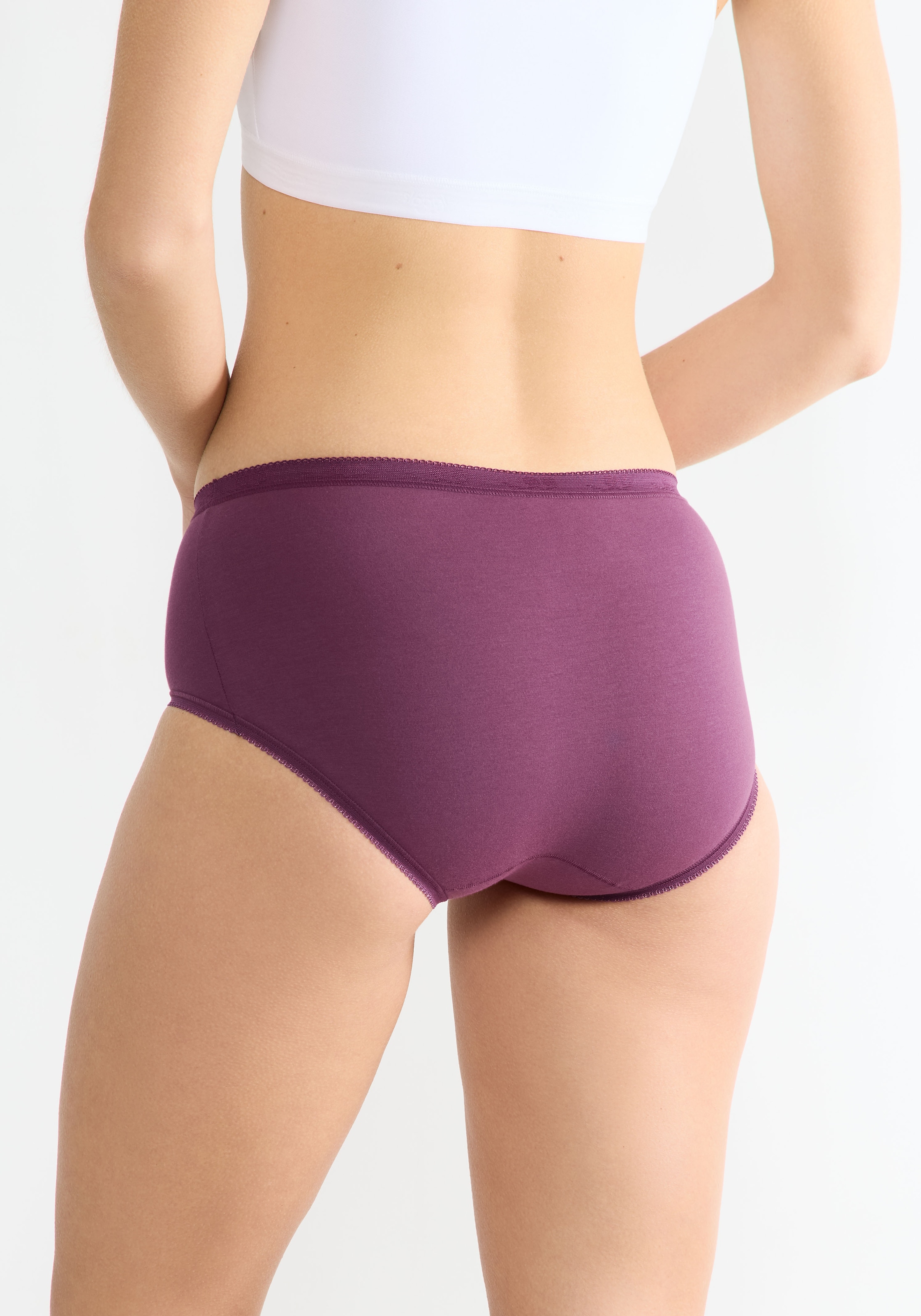 sloggi Slip »Basic+ Midi C3P«, (3er Pack), perfekter Sitz