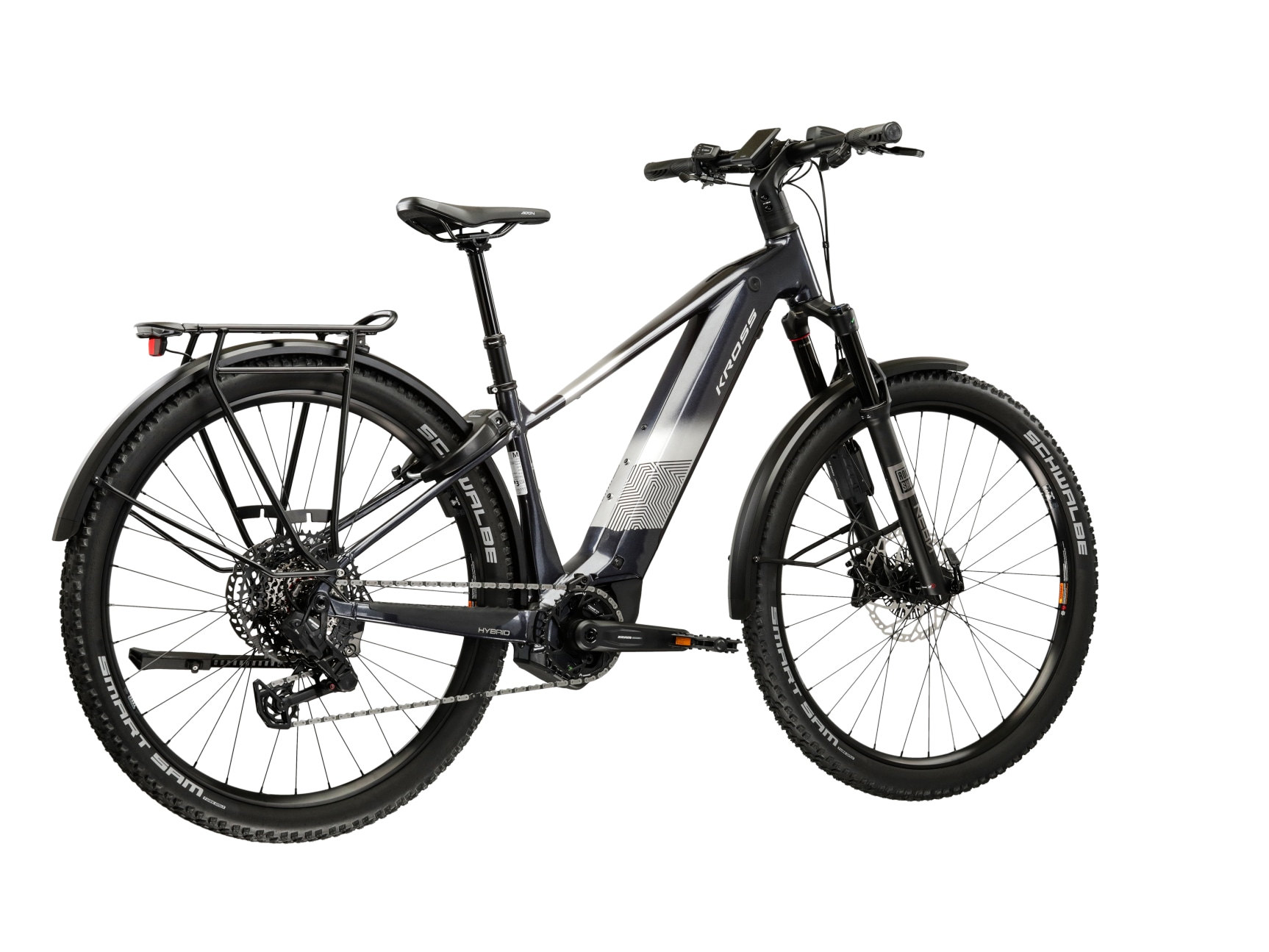 Kross »Influx Hybrid 6.0 21,3Ah / 800 Wh 29 Zoll schwarz 12 Gänge 2026« 12 Gang SRAM S1000 EAGLE AXS Schaltwerk Kettenschaltung Mittelmotor 250 W