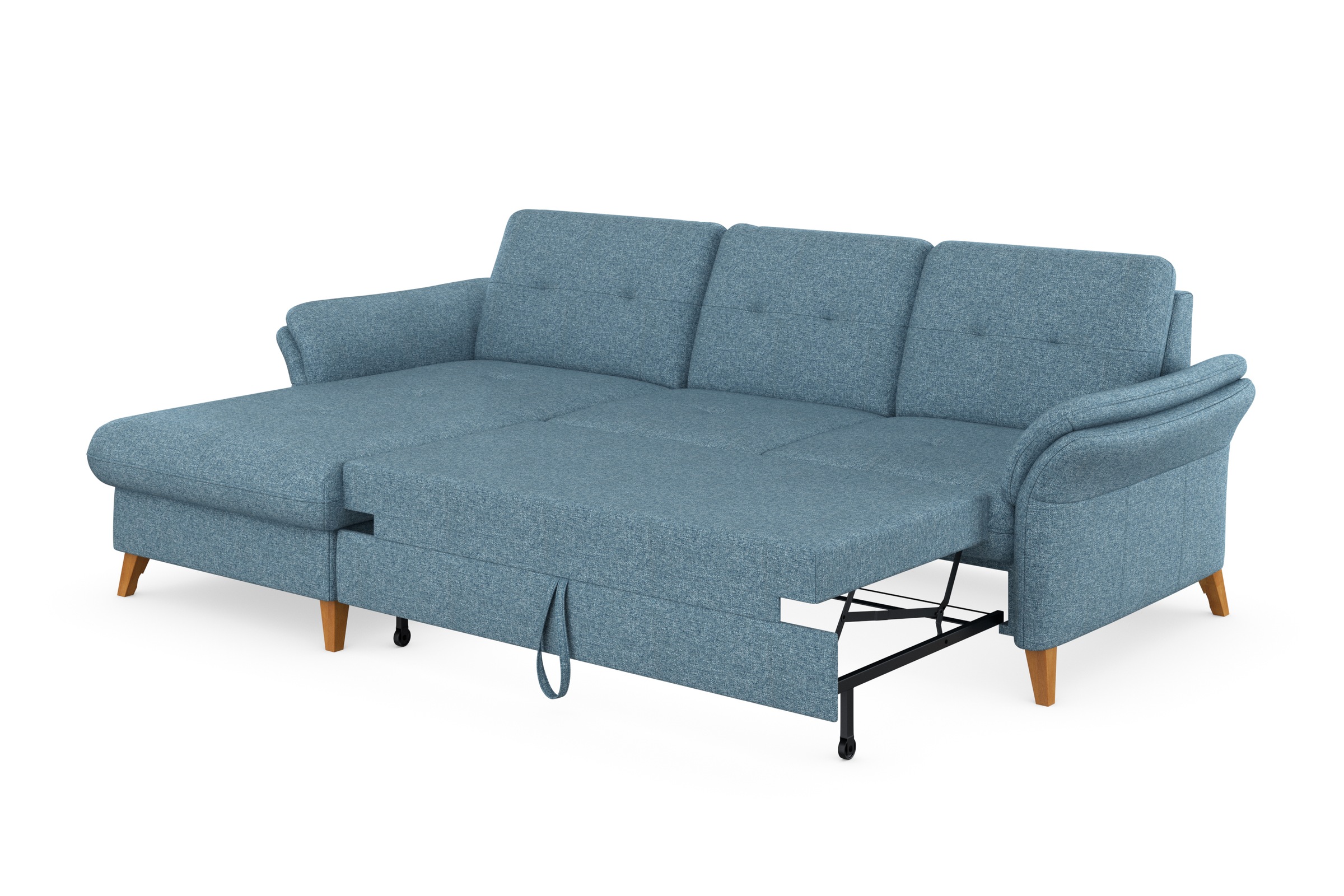 sit&more Ecksofa »Göteborg«, Sitztiefenverstellung und Federkern, wahlweise mit Bettfunktion